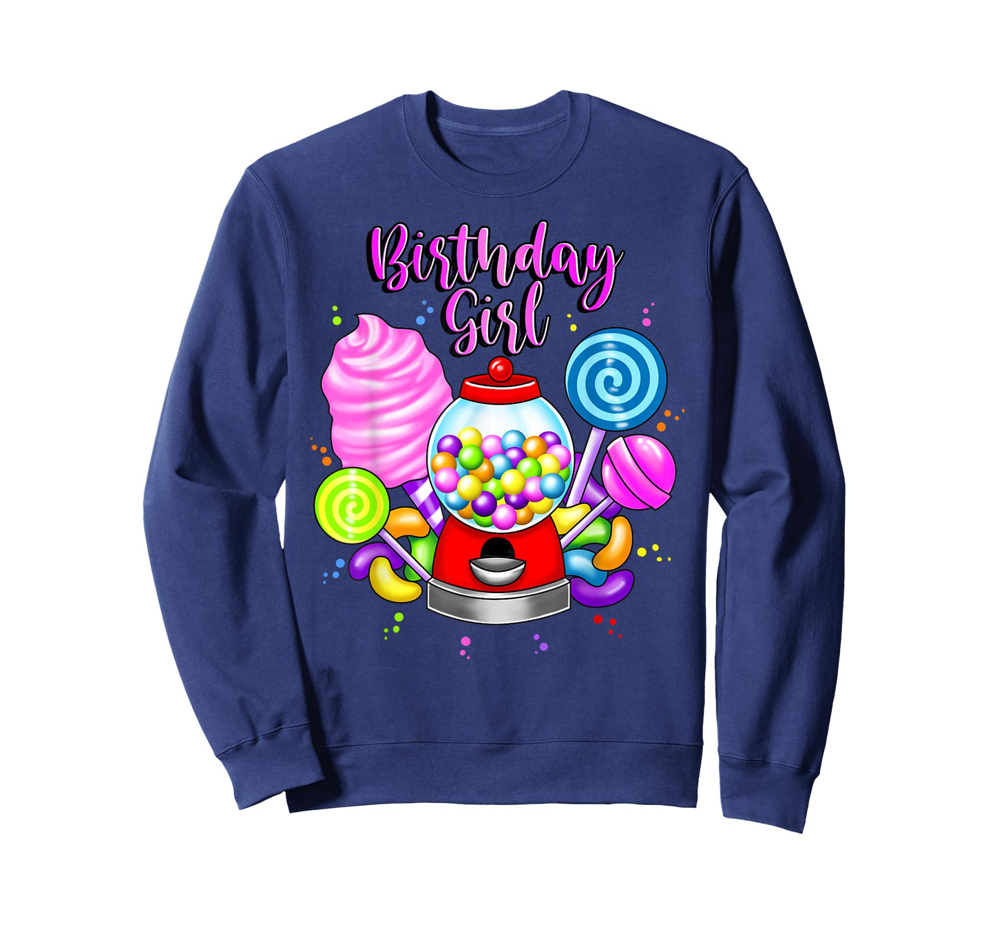 Candy Machine Birthday Girl Sweet Candyland Matching Family T-Shirt