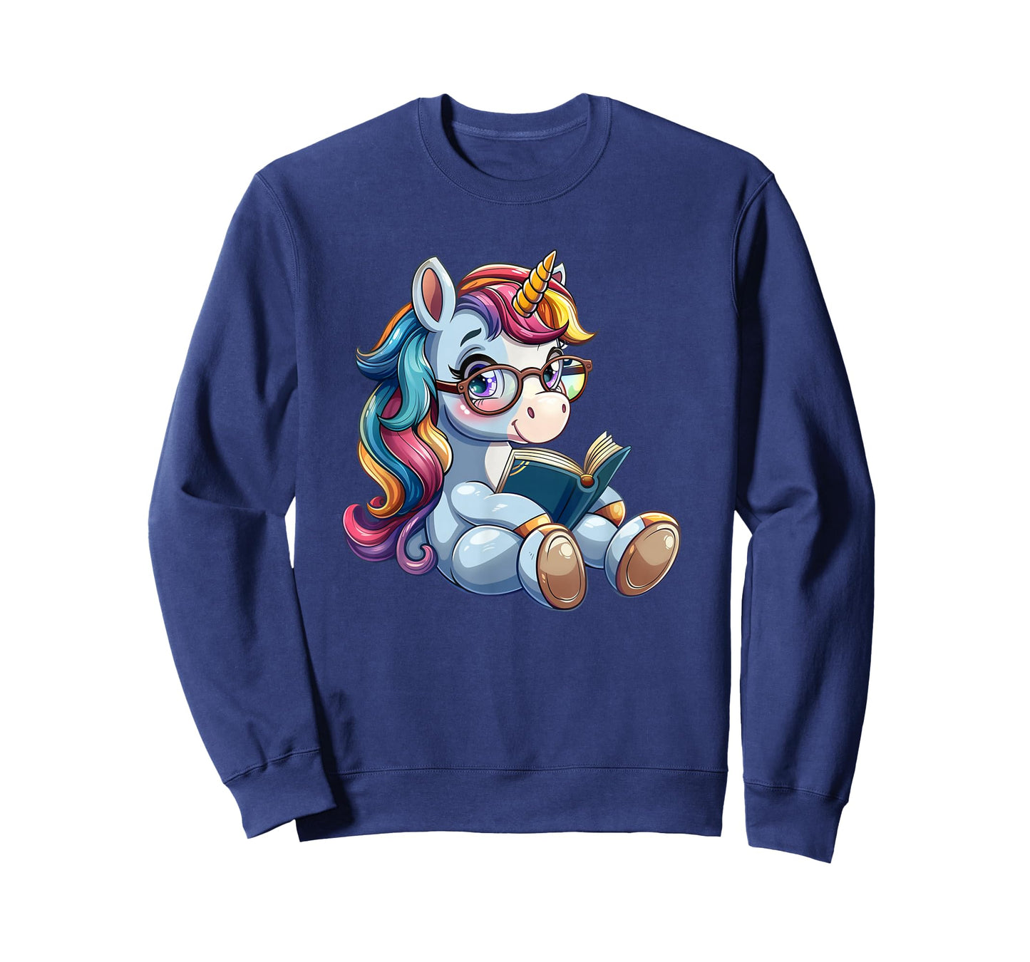 Unicorn Reading Book - Unicorn Kawaii Japanese T-Shirt