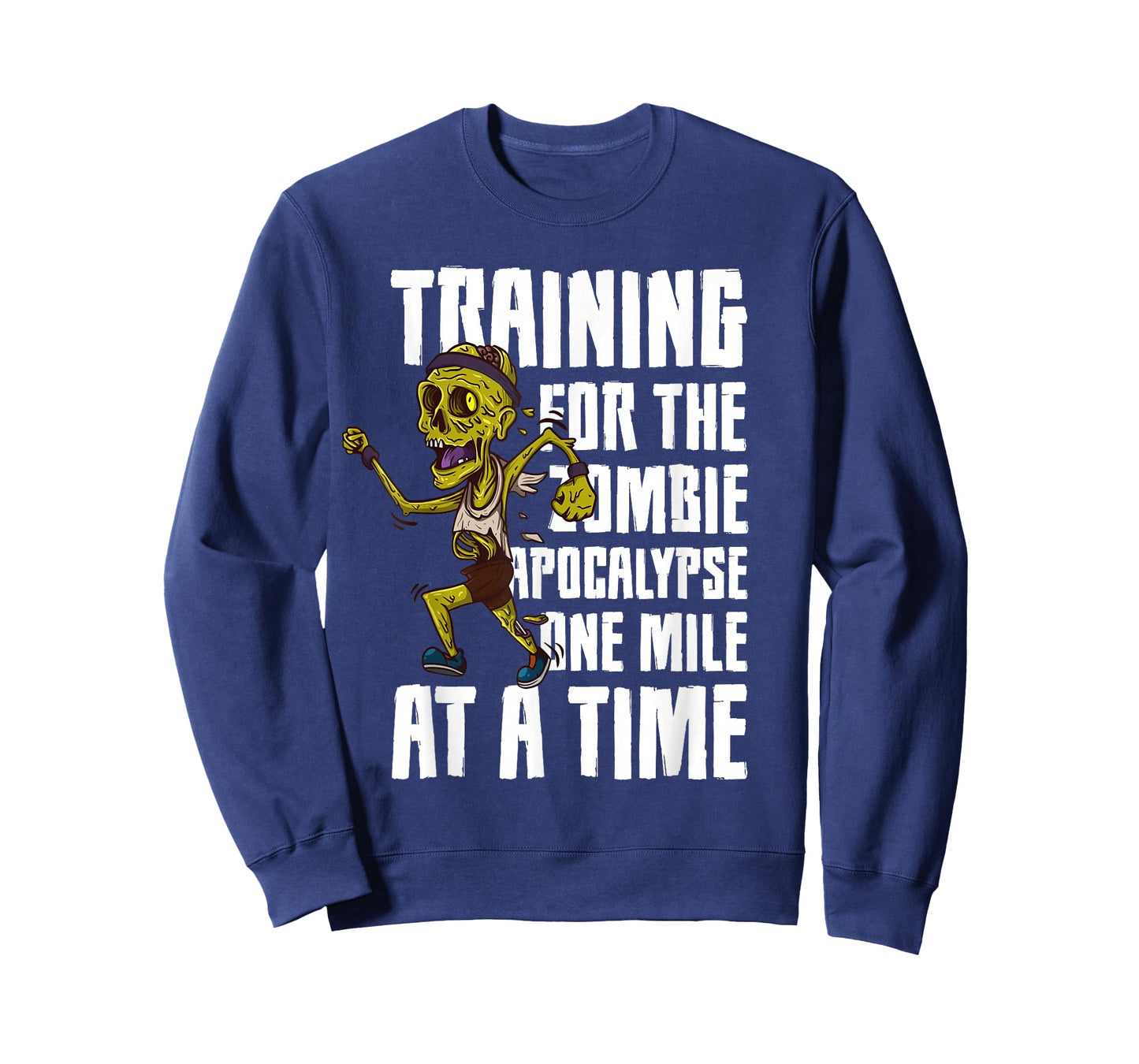 Training For The Zombie Apocalypse Marathon Jogging T-Shirt