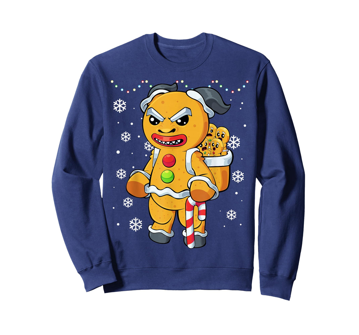 Christmas Gingerbread Man Krampus T-Shirt