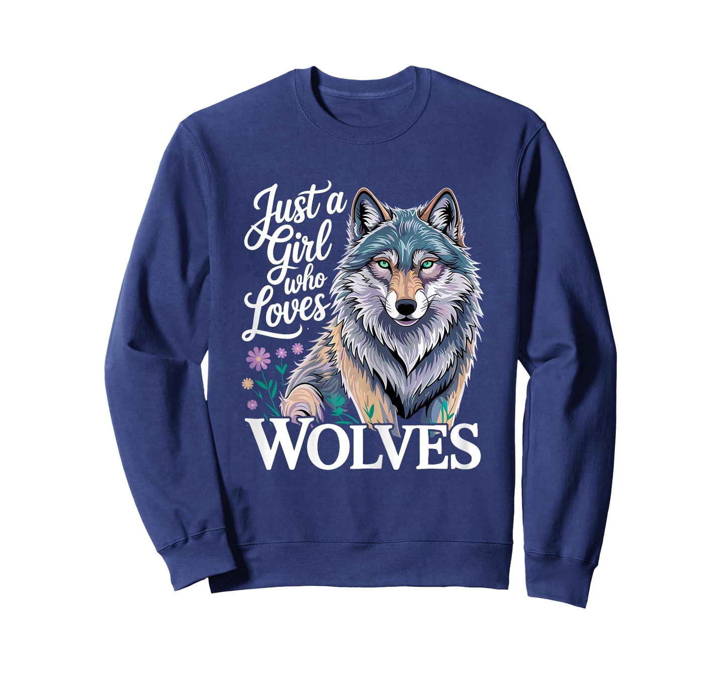 Wolf Just a Girl Who Loves Wolves T-Shirt