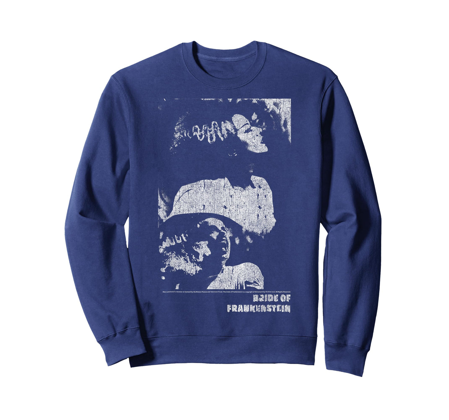 Universal Monsters The Bride Of Frankenstein Distressed T-Shirt