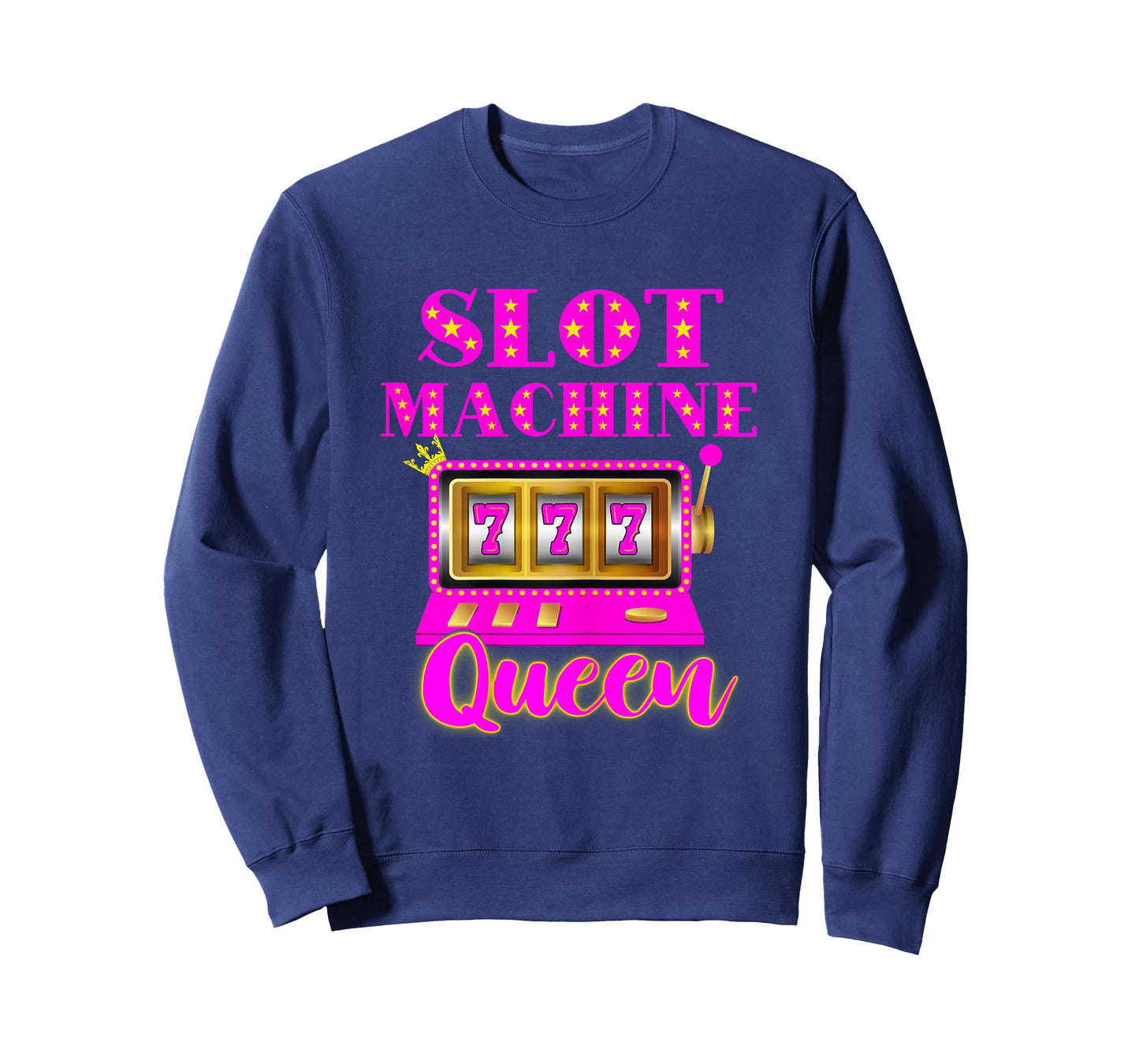 Slot Machine Queen Casino Player Gambling Poker Player T-Shirt