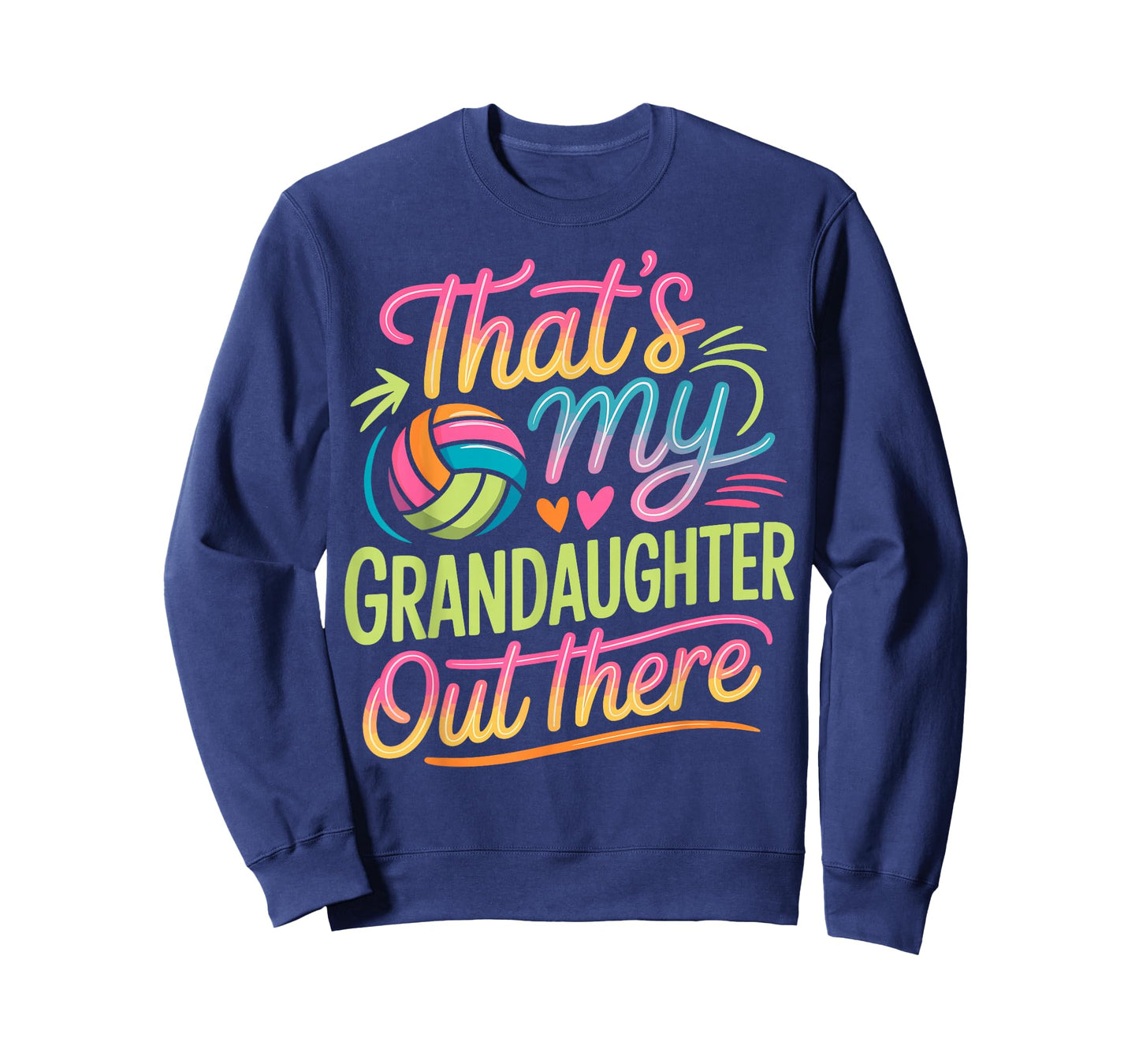 That's My Granddaughter Out There Volleyball Grandma Fan T-Shirt
