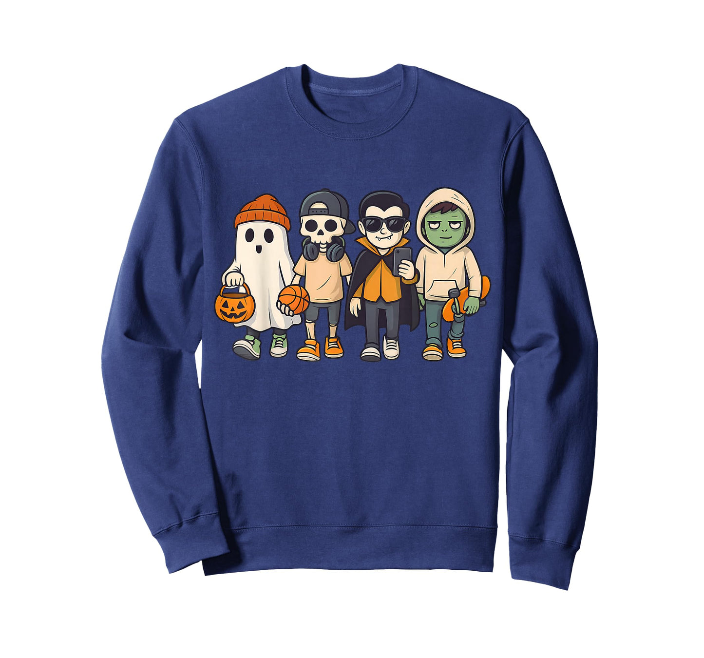 Halloween Group Costume Vampire Skeleton and Zombie T-Shirt