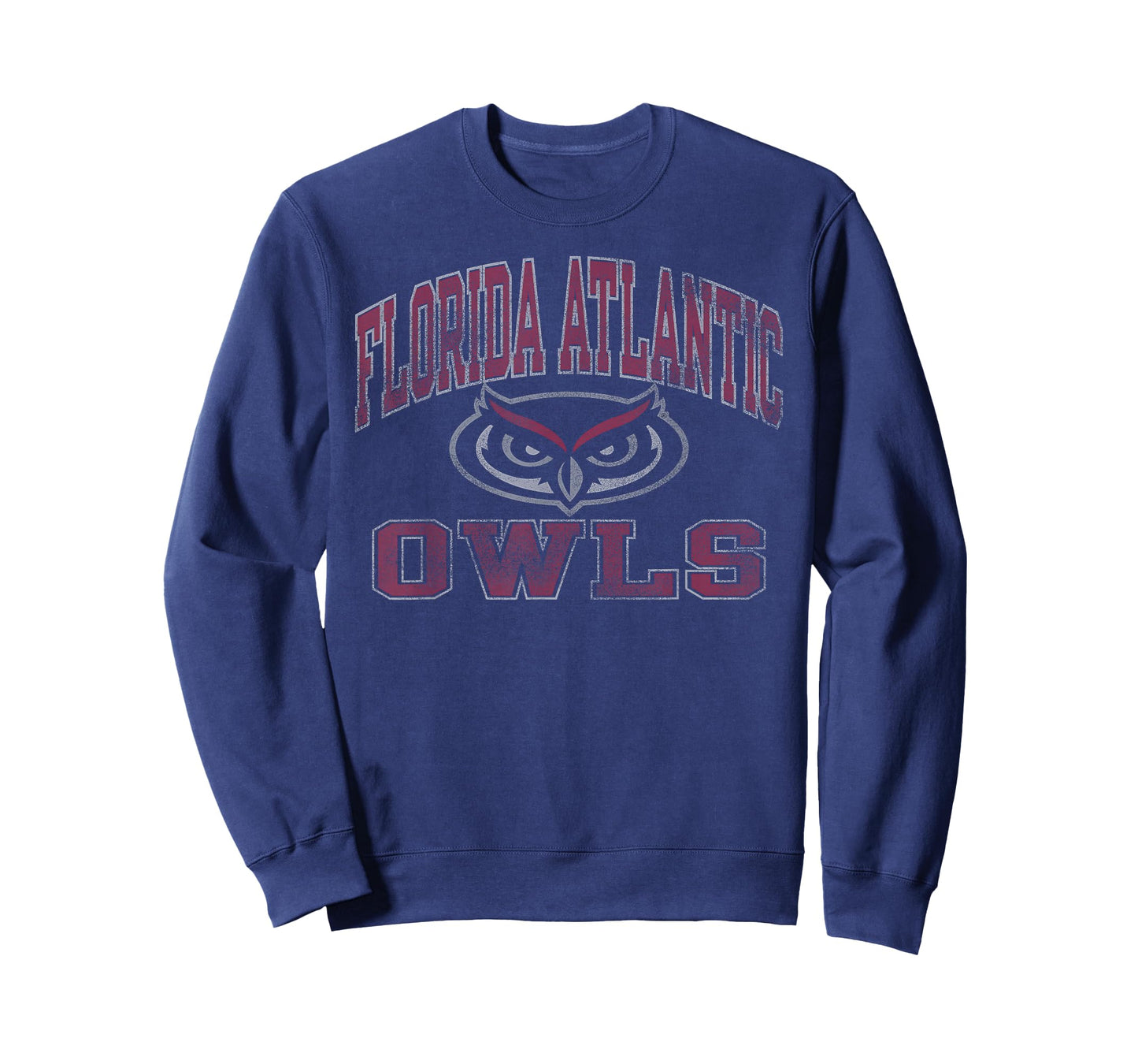 Florida Atlantic Owls Vintage Worn Navy Officially Licensed T-Shirt