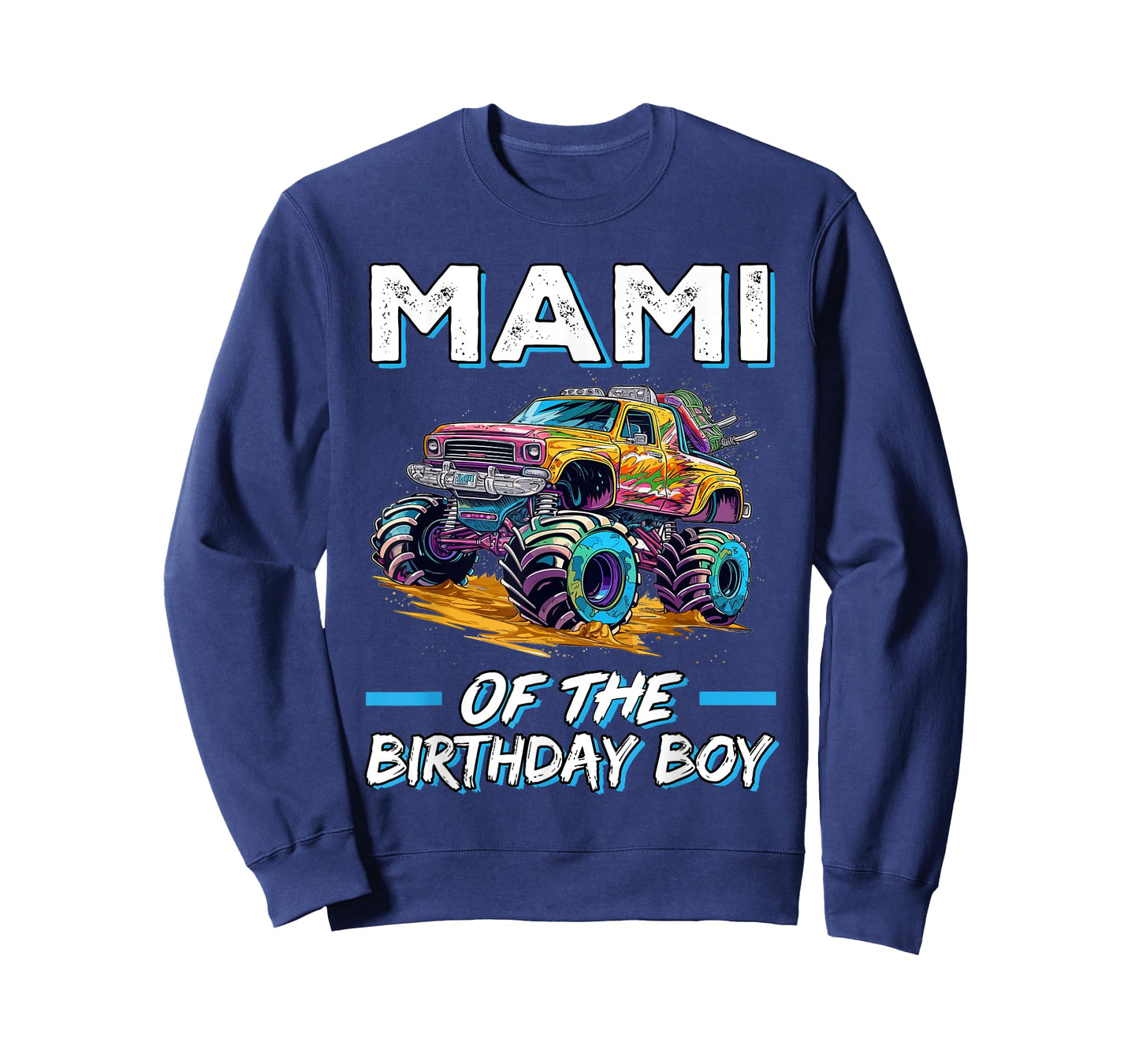 Mami of the Birthday Boy Monster Truck Birthday First Bday T-Shirt