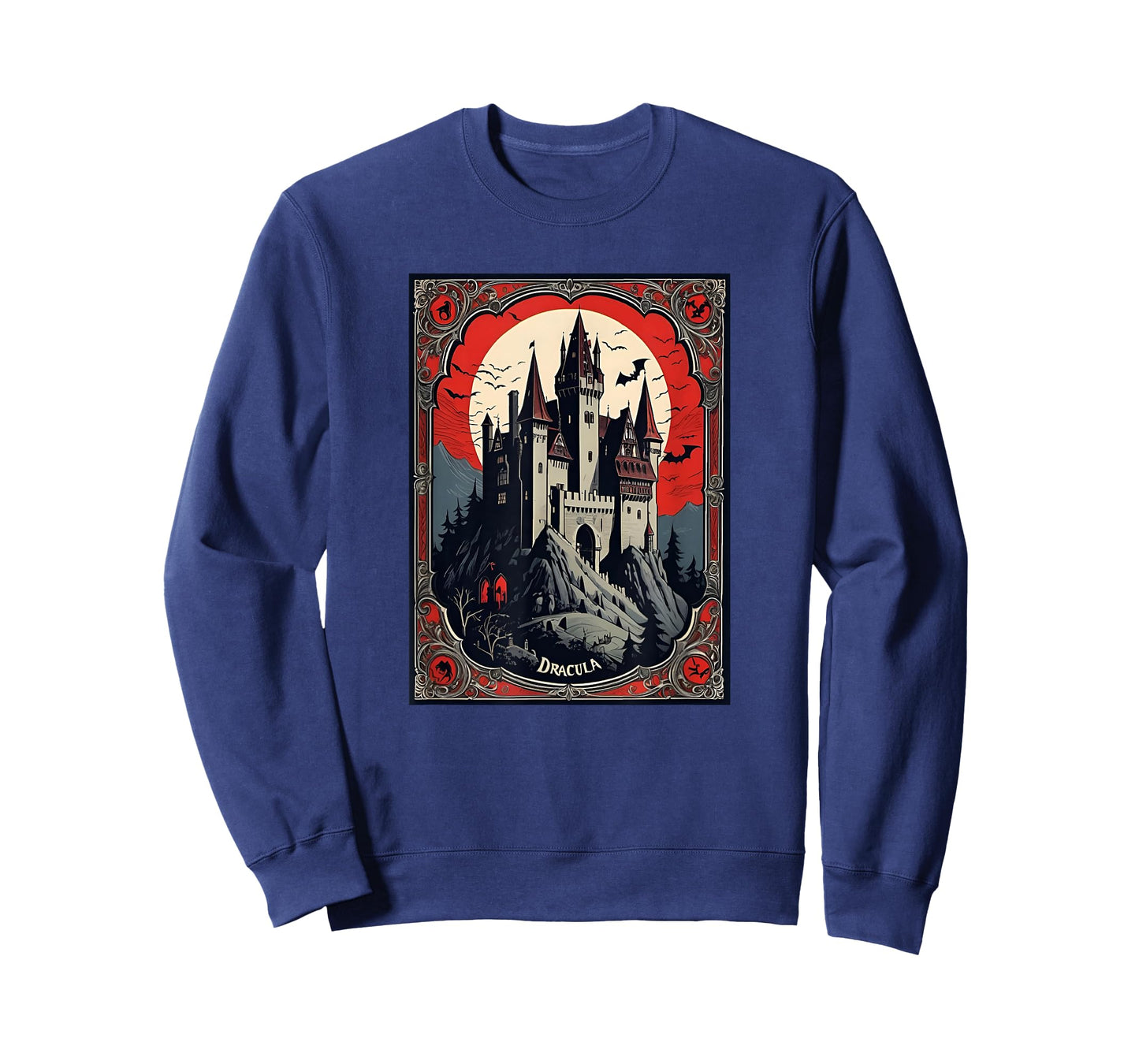 Dracula's Castle Book Cover Illustration T-Shirt