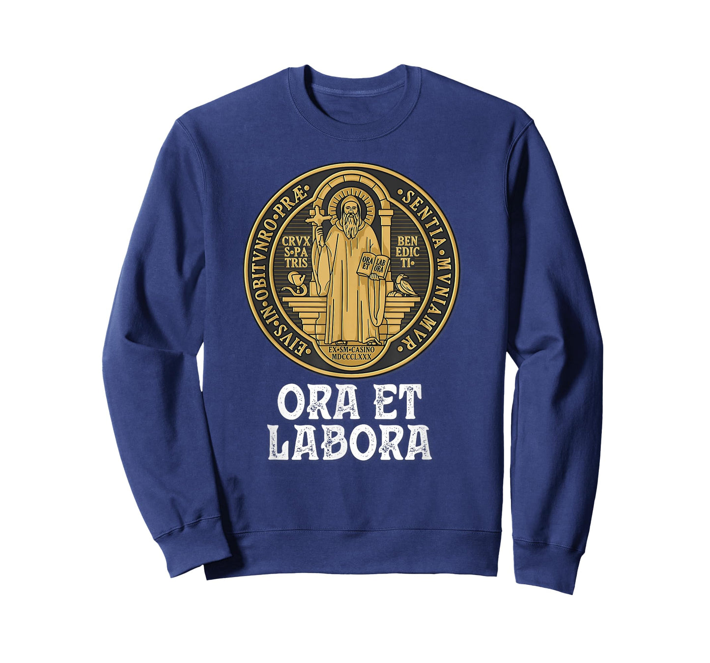Saint Benedict Medal Traditional Catholic T-Shirt