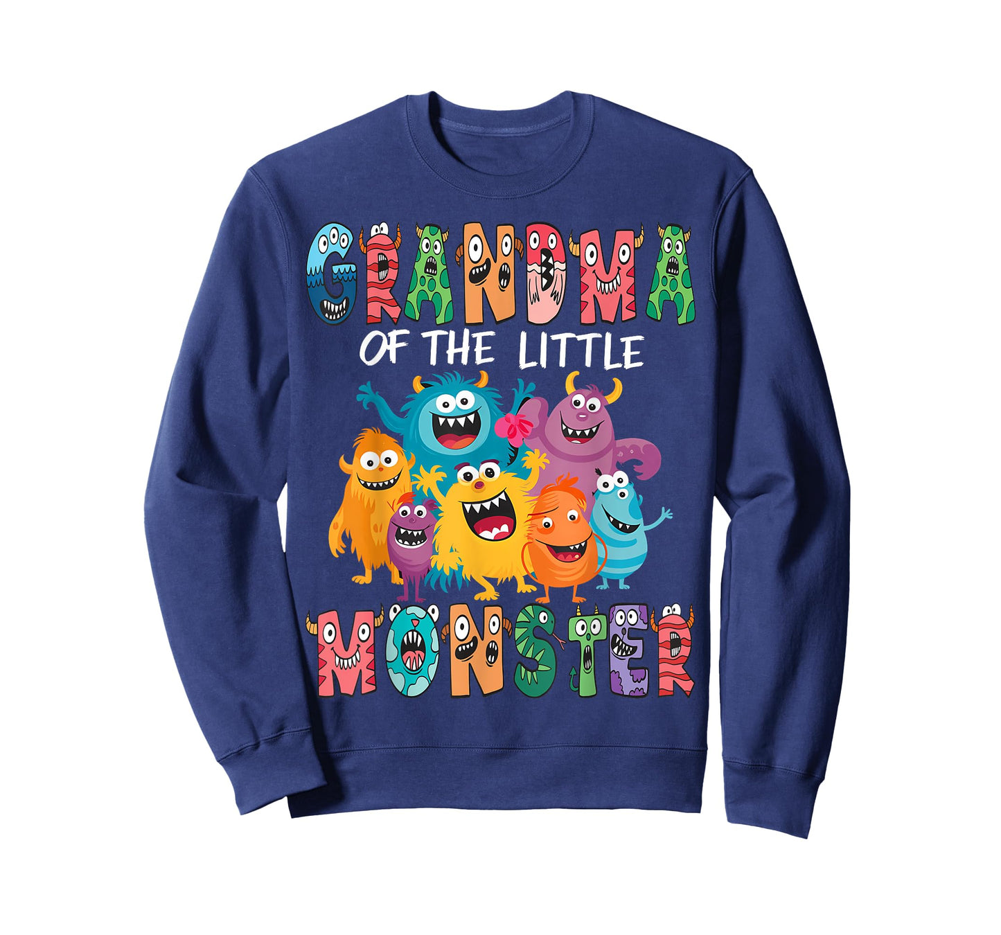 Grandma Of The Little Monster Kids 1St Birthday Party T-Shirt