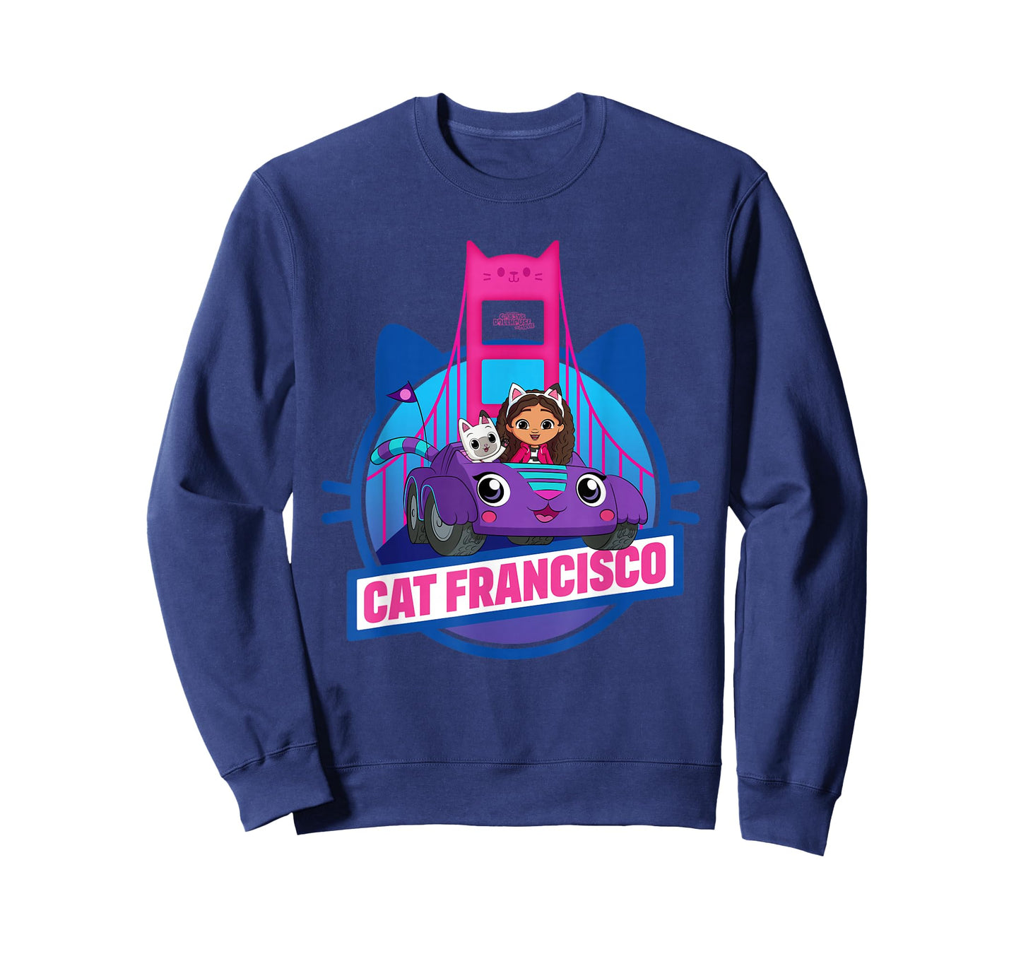 DreamWorks Gabby’s Dollhouse The Movie Cat Francisco Racer T-Shirt
