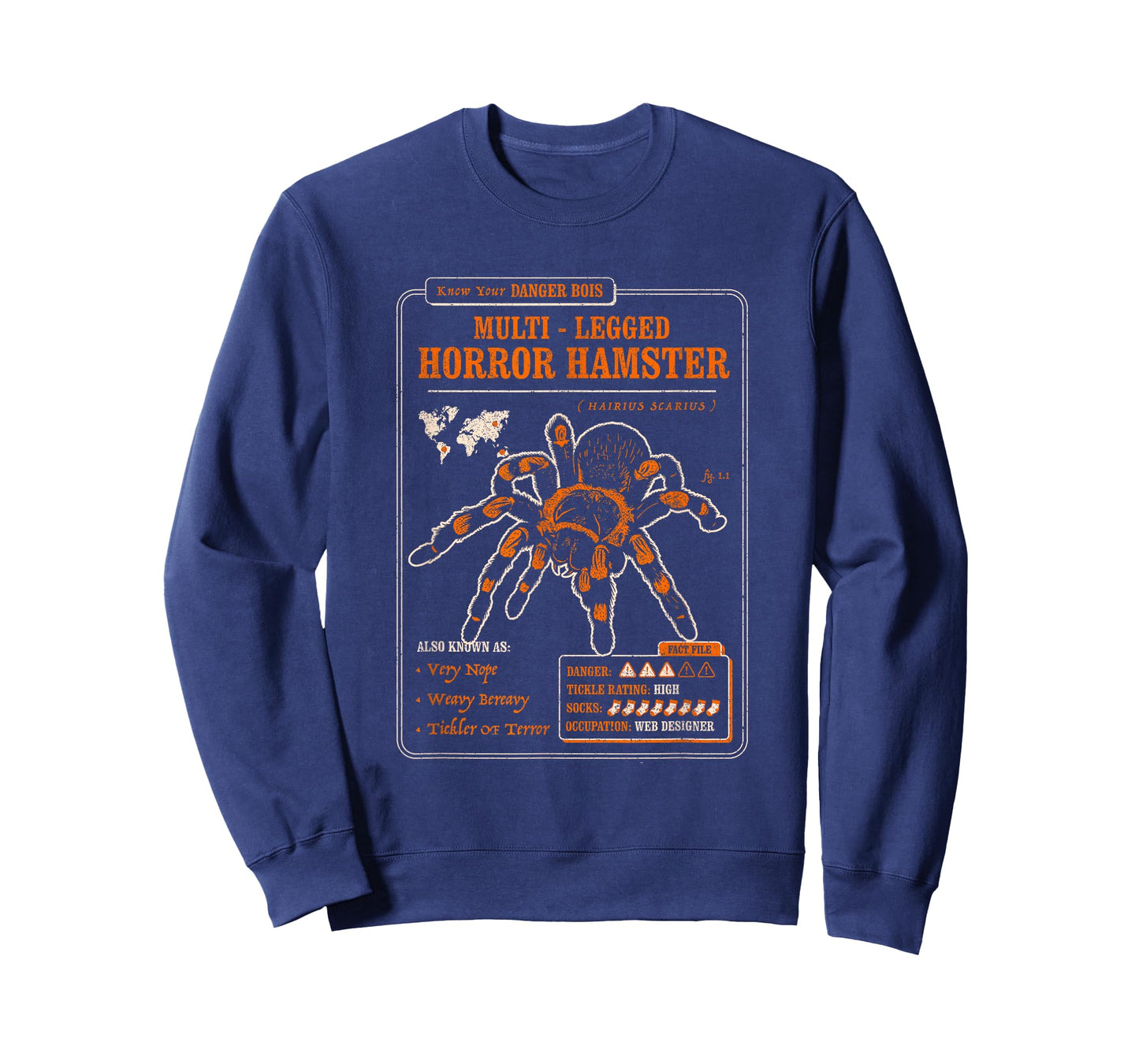 Know Your Multi Legged Horror Hamster (AKA Spider) Funny T-Shirt