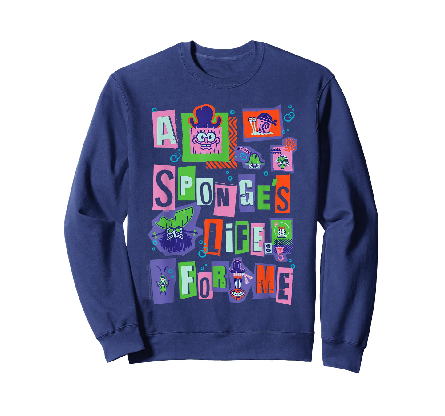 The Spongebob Movie A Sponge's Life for Me Pirates Cartoon T-Shirt