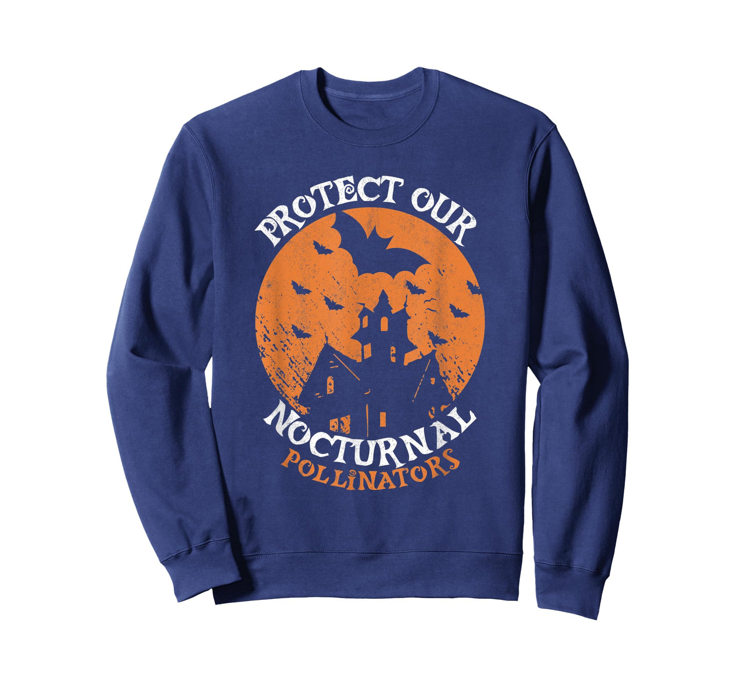 Protect Our Nocturnal Pollinators Bat Halloween Bats T-Shirt