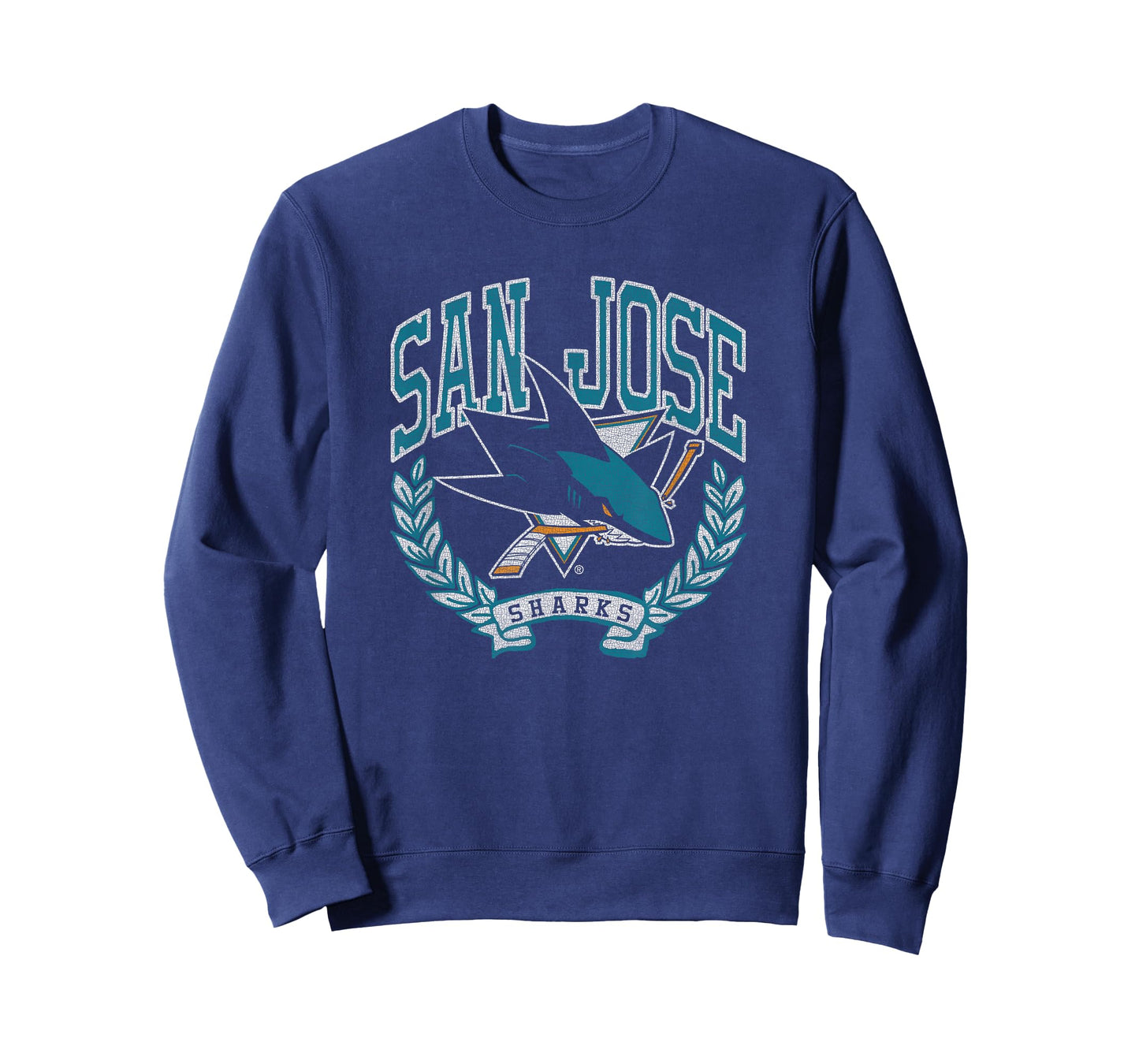 San Jose Sharks Vintage Victory Black Officially Licensed T-Shirt