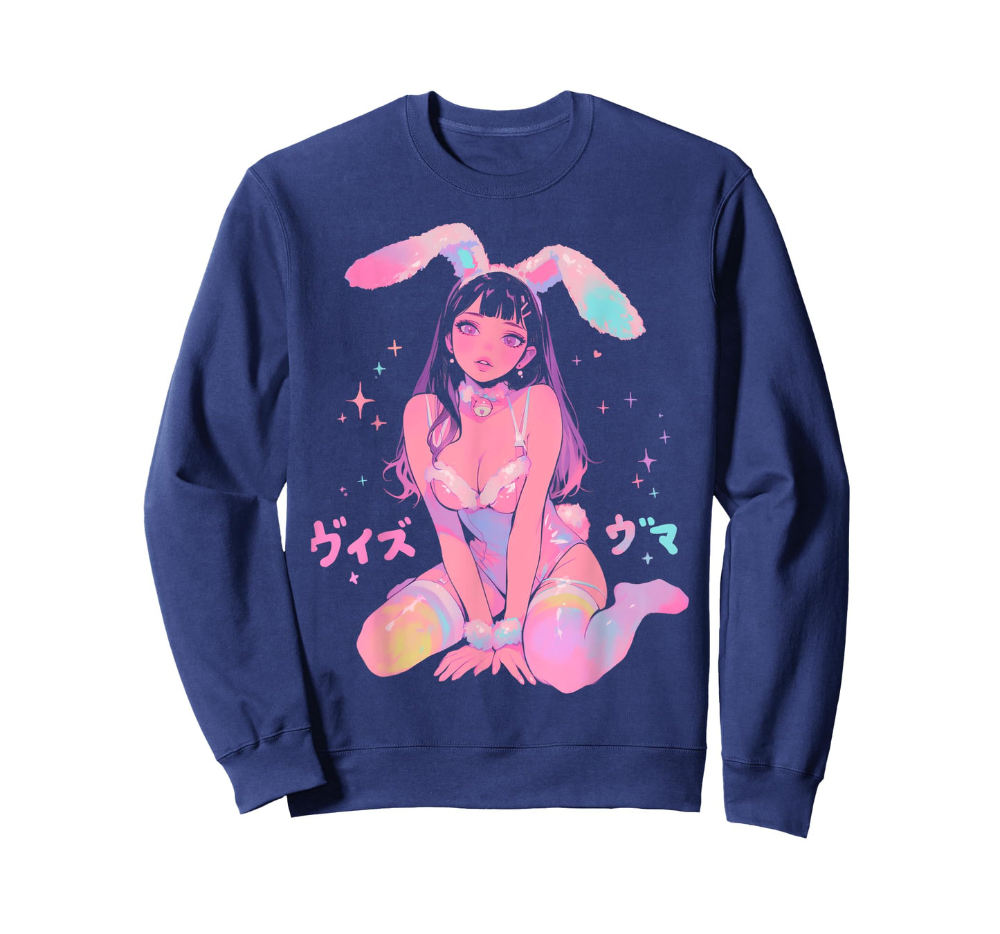 Techwear Harajuku Bunny Girl Anime Manga Waifu Cute Cool T-Shirt