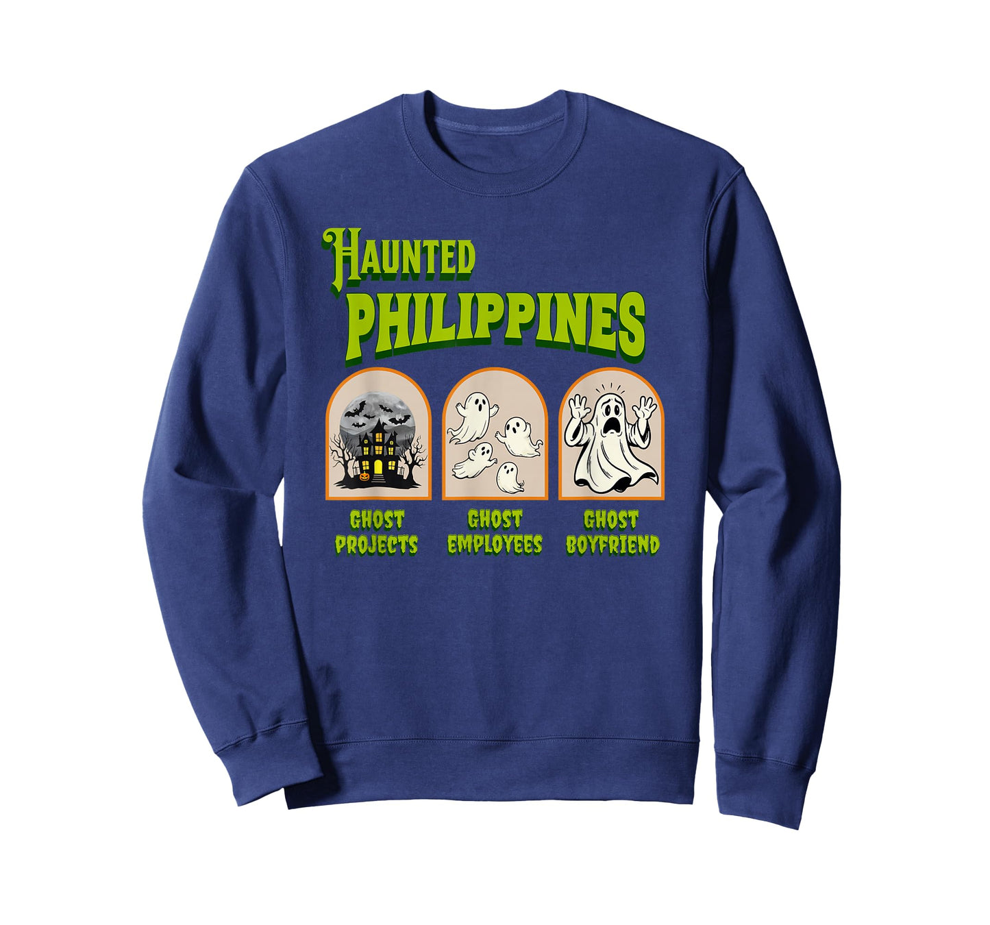 Haunted Philippines Halloween Filipino Sarcasm T-Shirt
