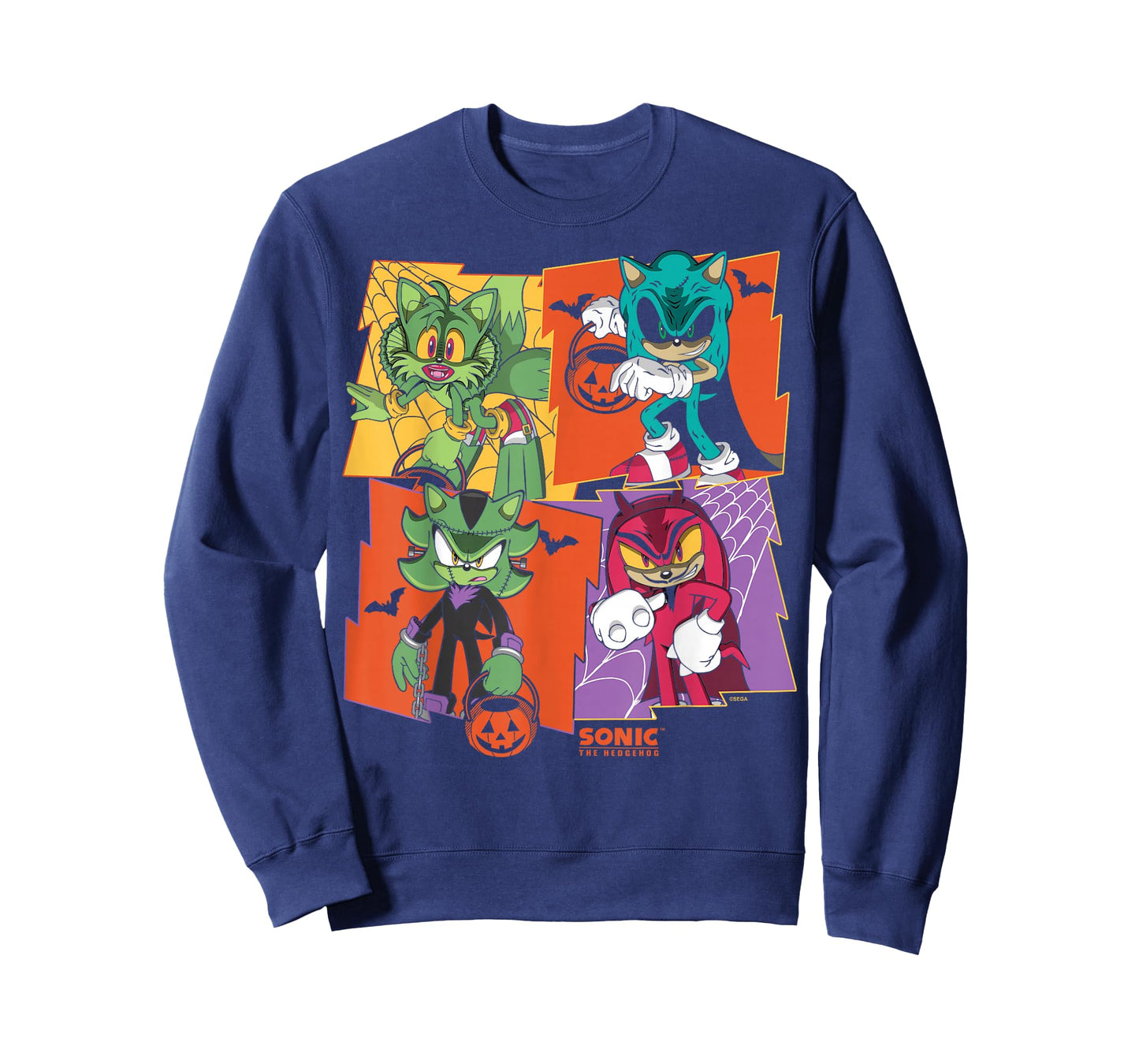 Sonic The Hedgehog Halloween Creepy Monster Portraits T-Shirt