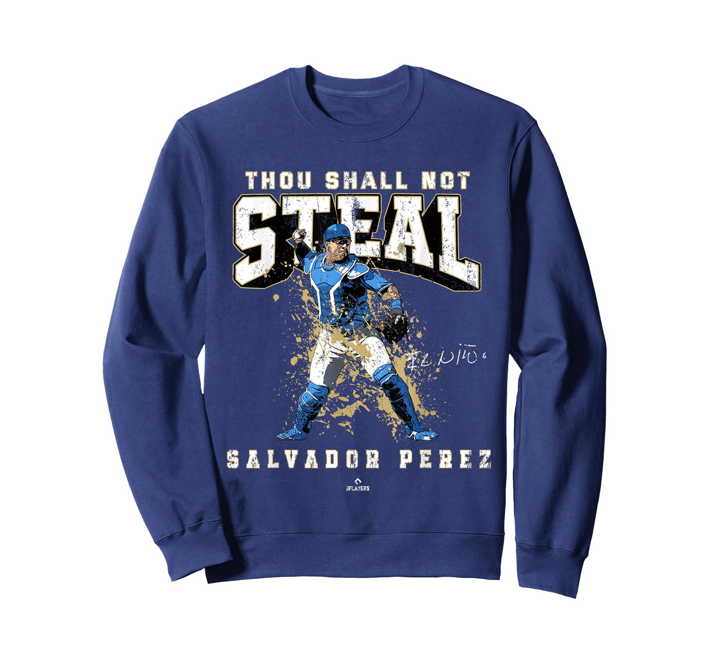 Thou Shall Not Steal Salvador Perez Kansas City MLBPA T-Shirt