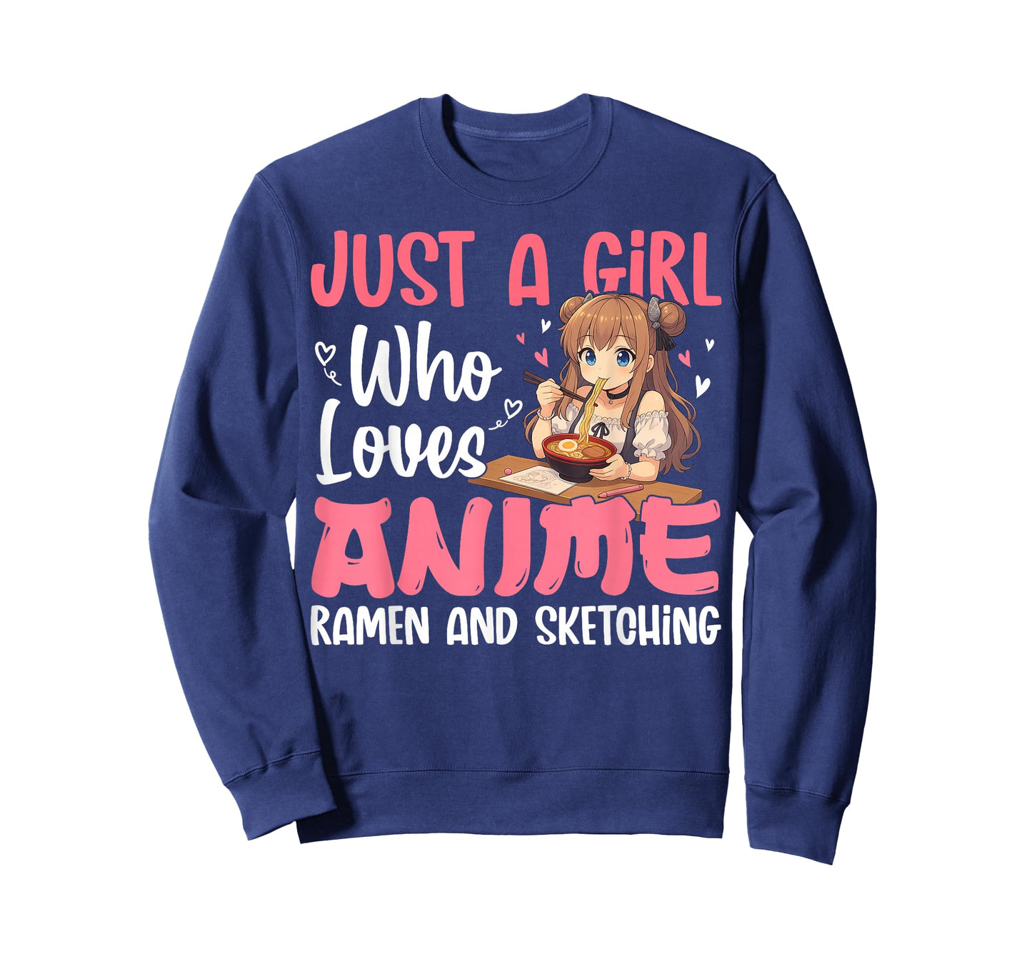 Just A Girl Who Loves Anime Ramen and Sketching, Japan Anime T-Shirt
