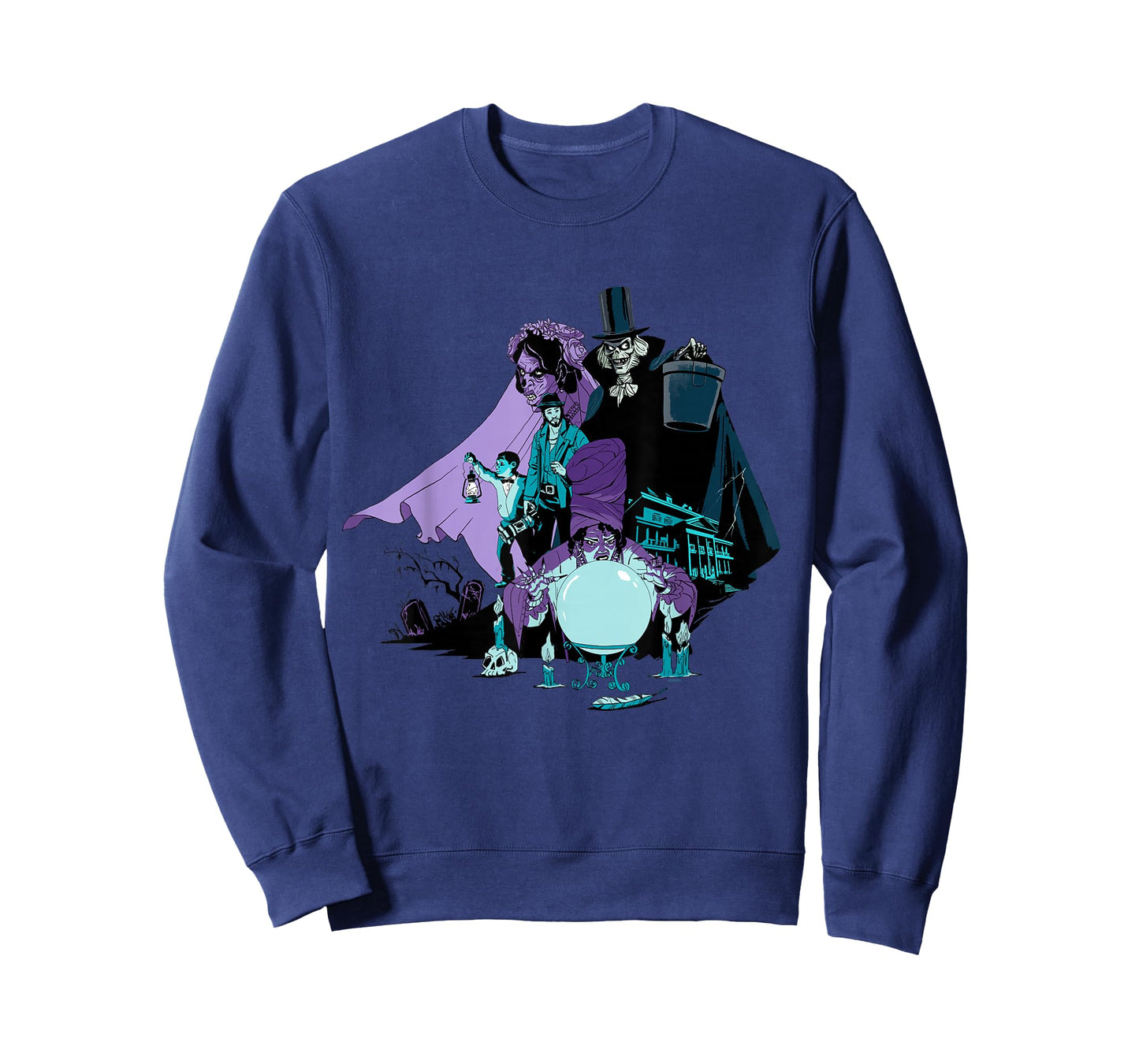 Disney Haunted Mansion Movie Hatbox Ghost Bride Harriet Ben T-Shirt