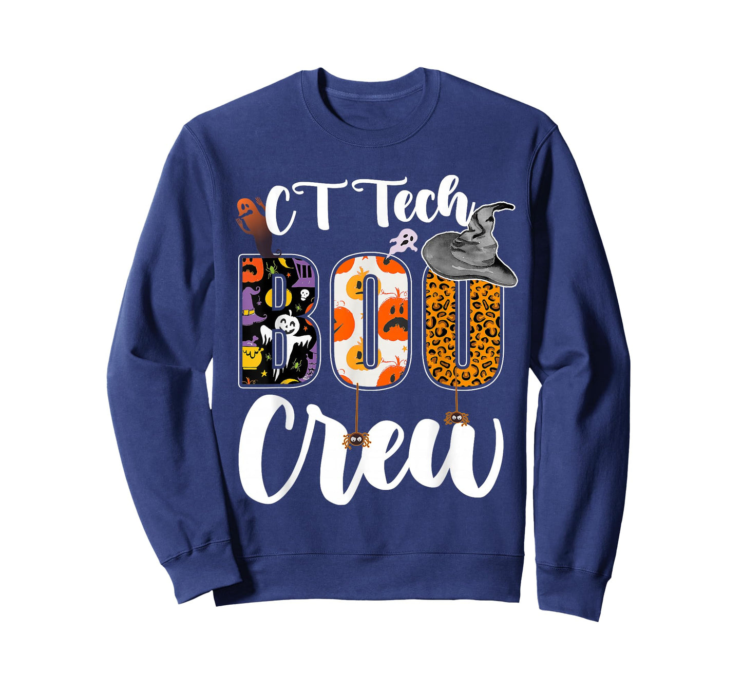 CT Tech Boo Crew Halloween Matching CT Technologist T-Shirt