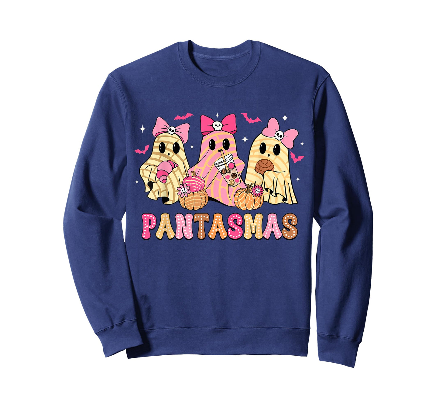 Pantasmas Ghost Funny Spooky Conchas Mexican Halloween Ghost T-Shirt