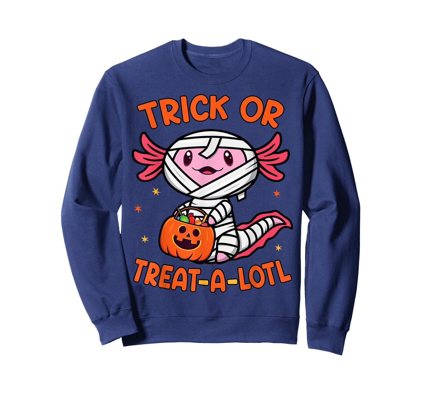 Trick or Treat A Lotl Axolotl Halloween Costume Toddler Kids T-Shirt