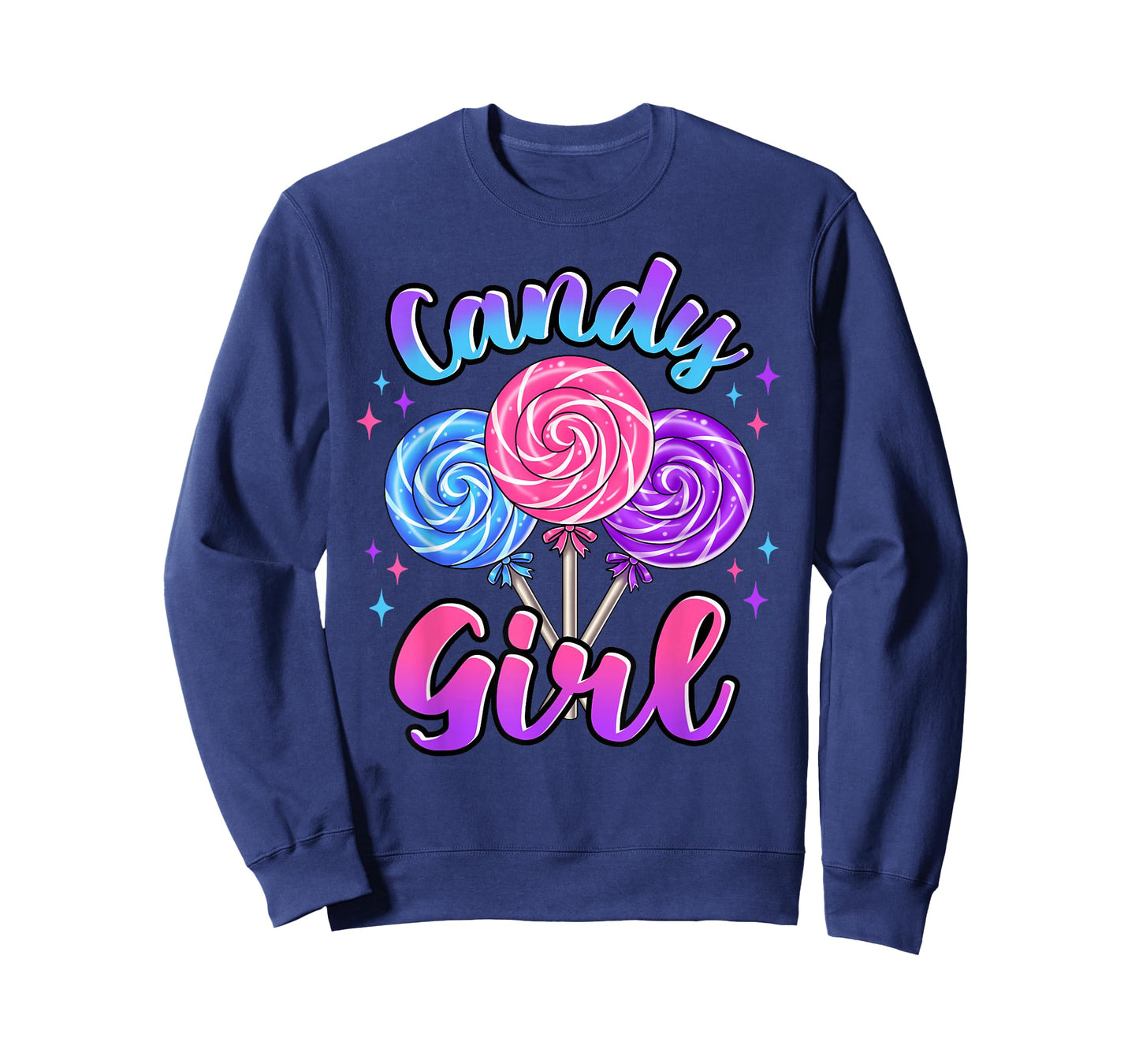 Cute Lollipop Candy Design for Women Girl Toddler Kids T-Shirt