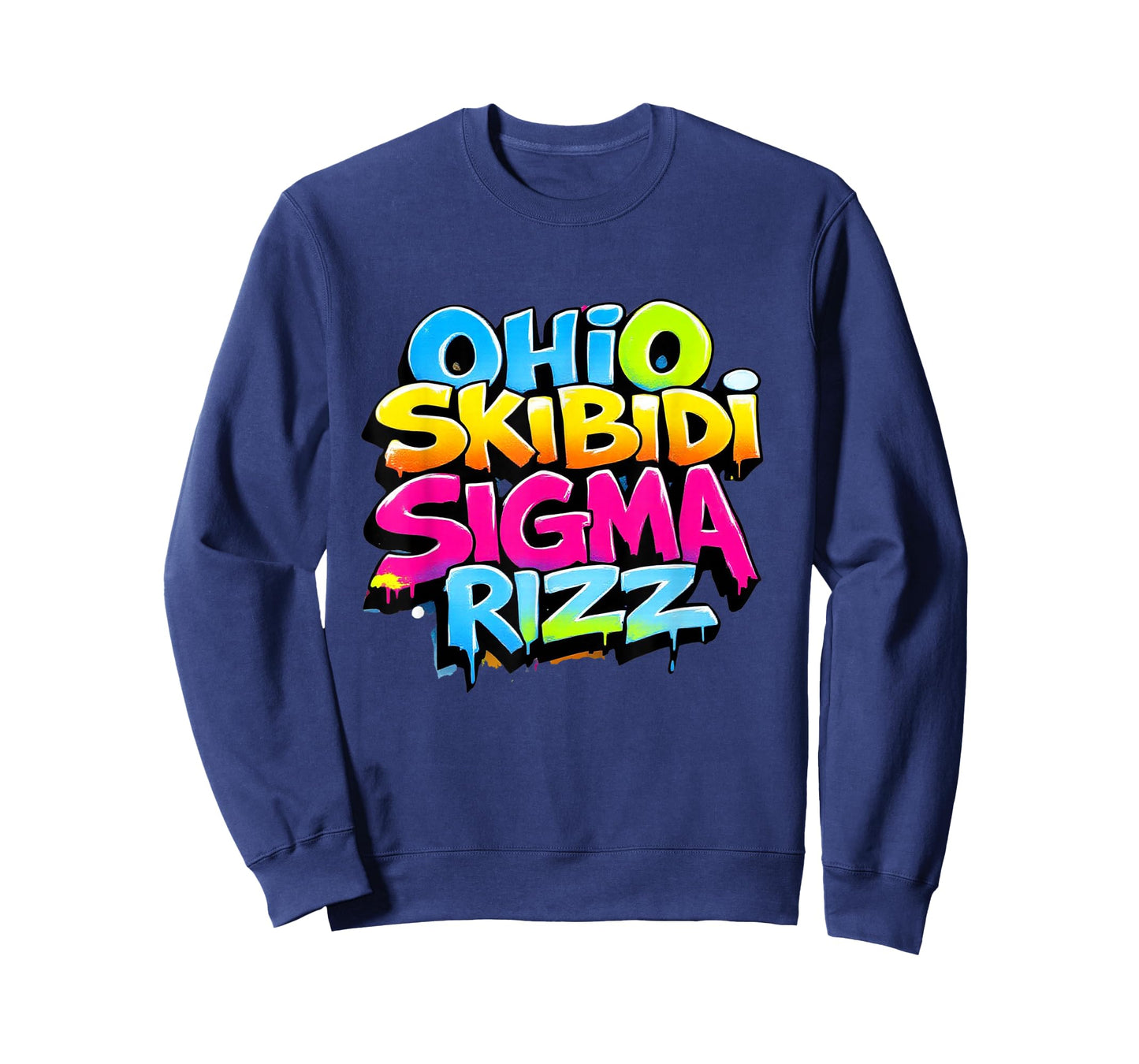 Skibidi Rizz Ohio Sigma Funny Rizzler Gift Graffiti T-Shirt