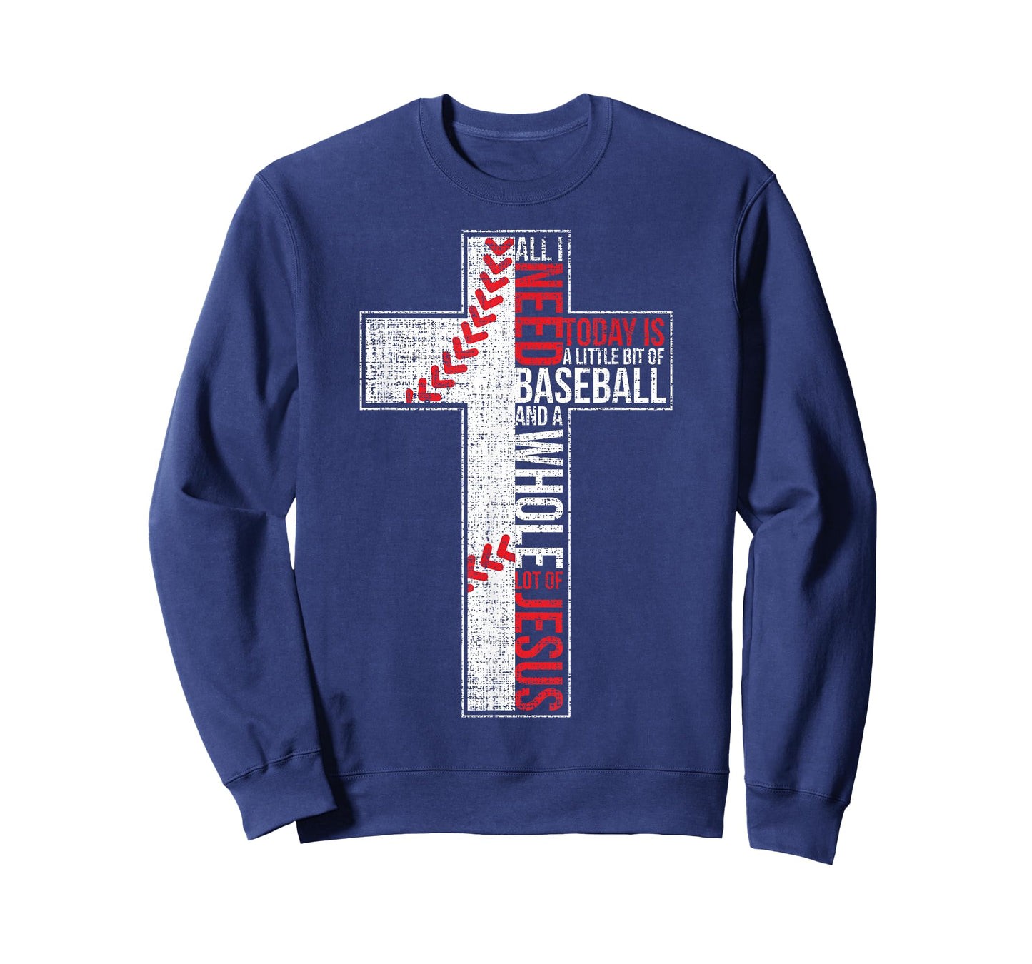 All I Need Is Baseball & Jesus Christian Cross Faith T Shirt T-Shirt