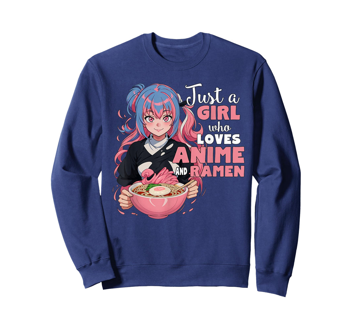 Just a Girl Who Loves Anime and Ramen Teen Girl T-Shirt