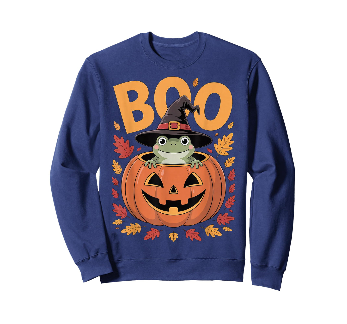 Frog Costume on Pumpkin Halloween Frog T-Shirt