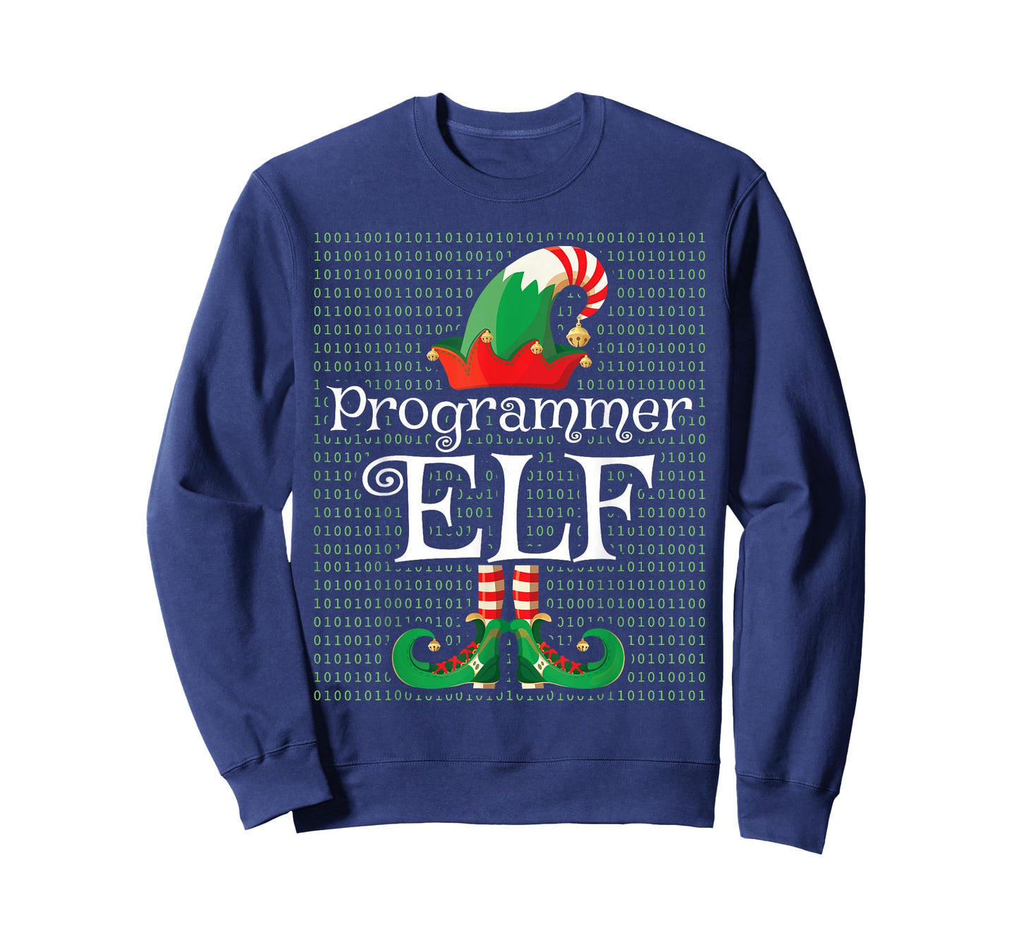 Programmer Elf Shirt Funny Costume Matching Elf Christmas T-Shirt