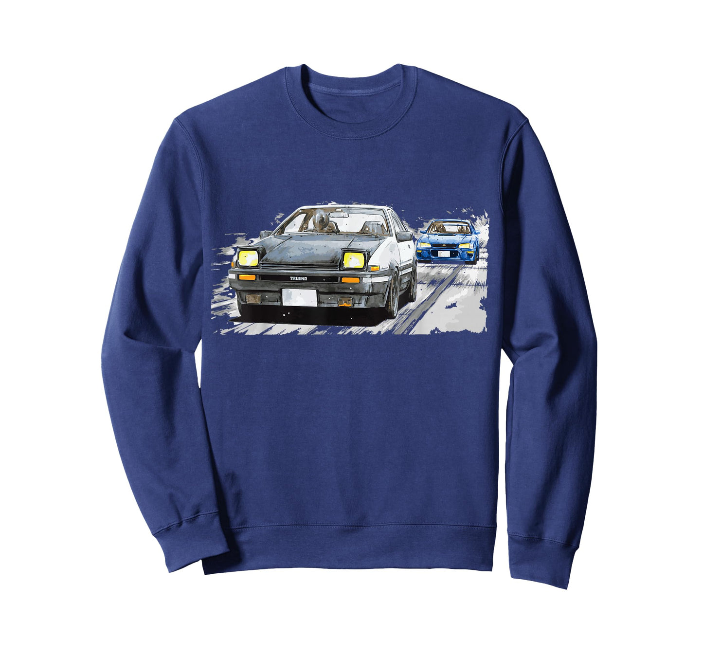 JDM Car Street Drift Race - 86 VS gc8 version 5 anime rally T-Shirt