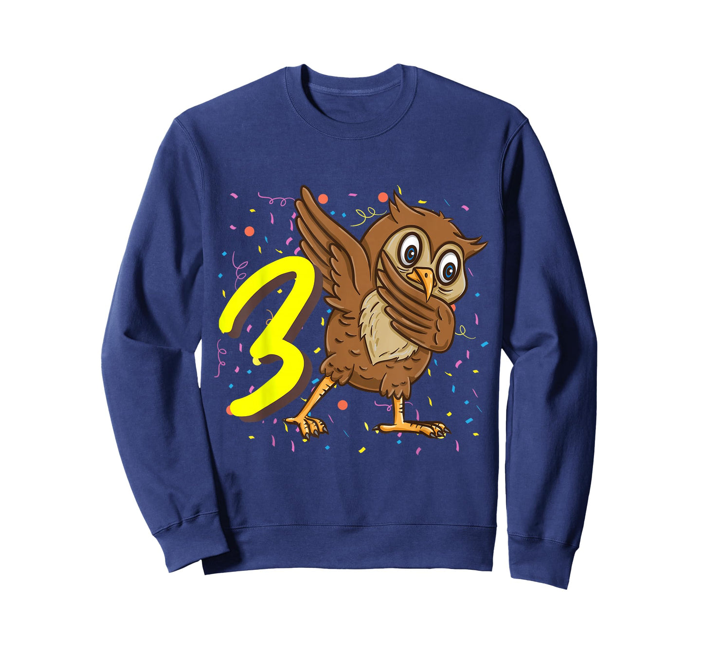 3 Year Old Owl Bird Birthday T-Shirt