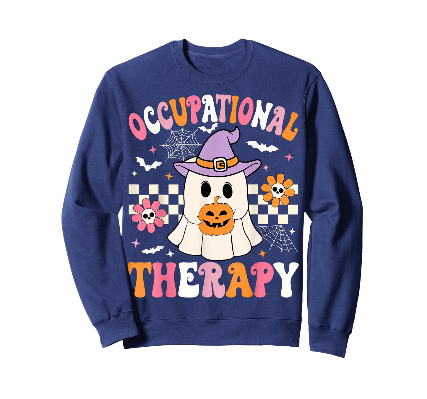 Groovy OT Halloween Occupational Therapy Halloween OT Ghost T-Shirt