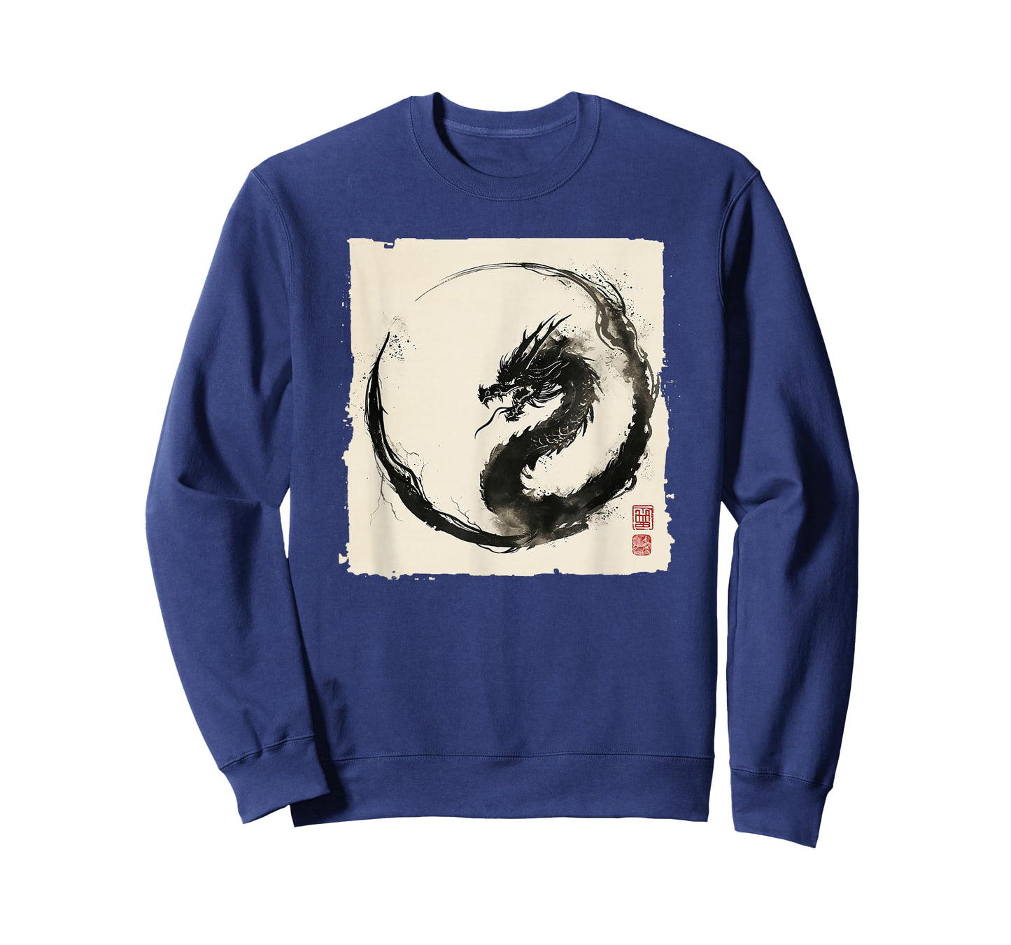 Eastern Dragon Majesty: Vintage Ink Art Collection T-Shirt