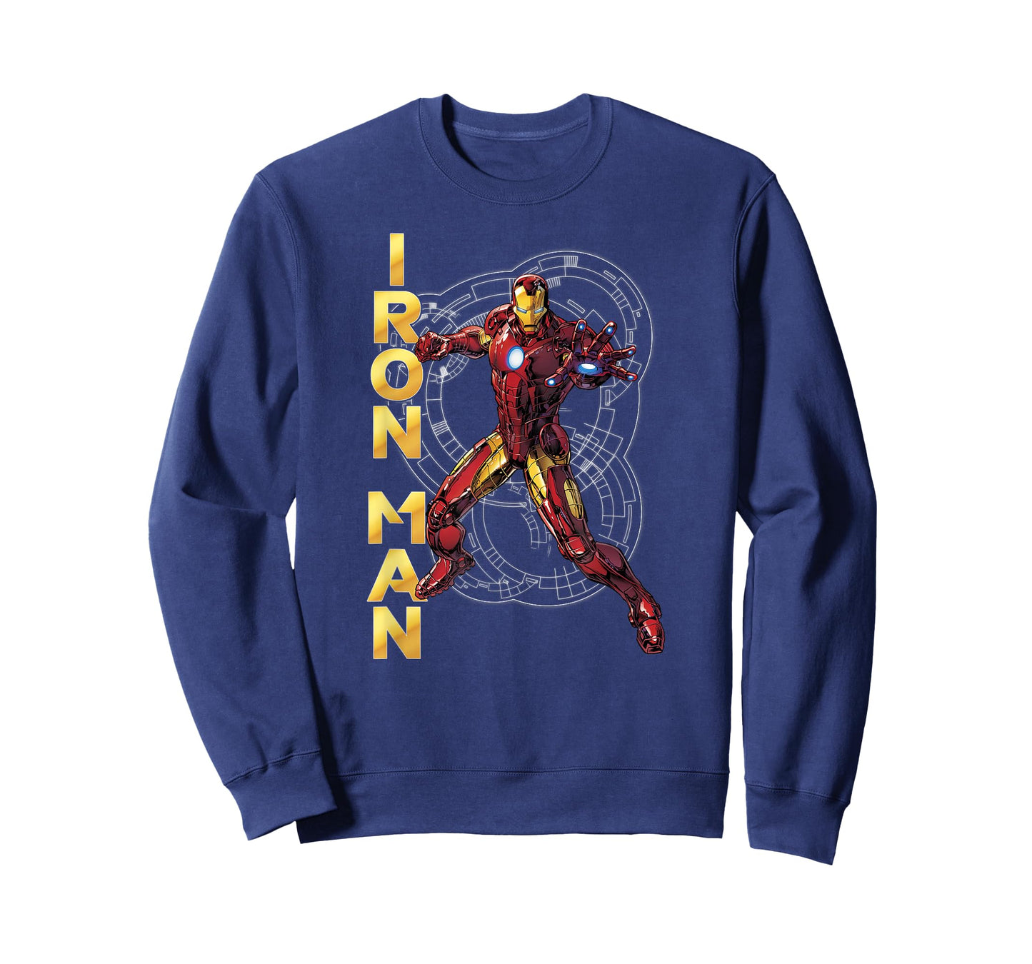 Marvel Avengers Assemble Iron Man Tech Graphic T-Shirt T-Shirt