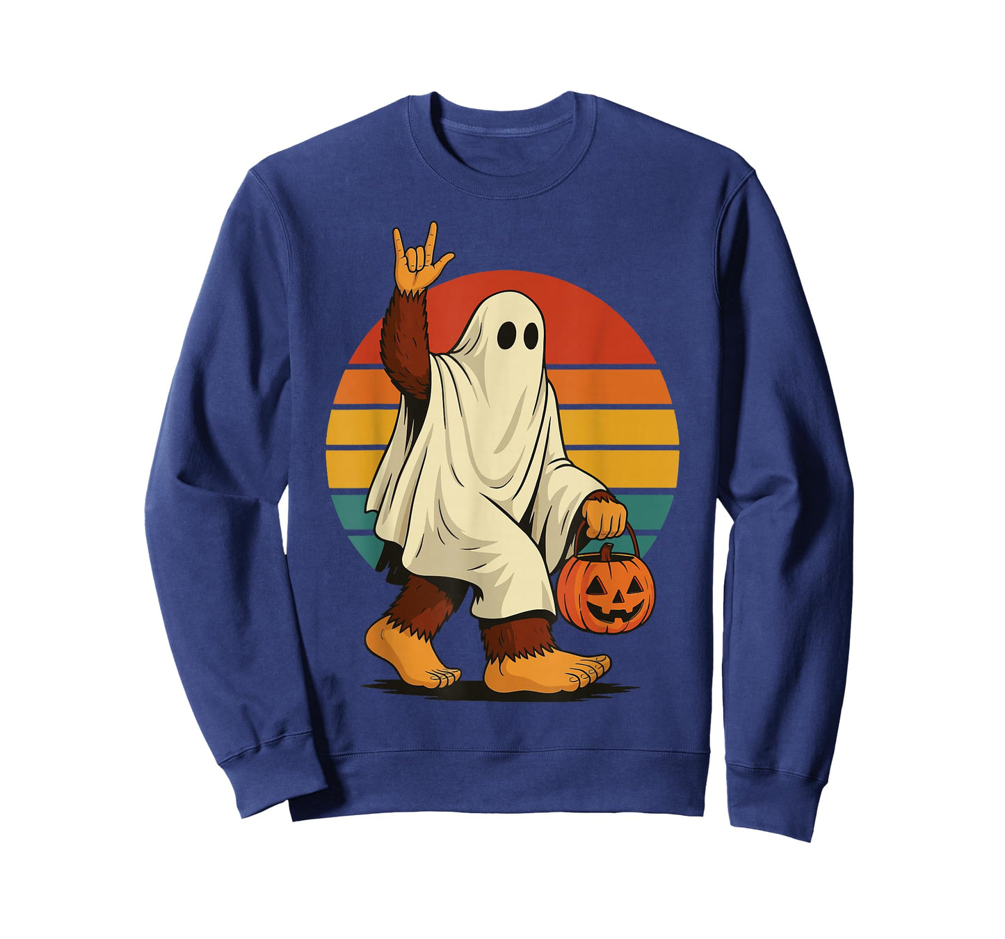 Bigfoot Halloween Ghost T-Shirt