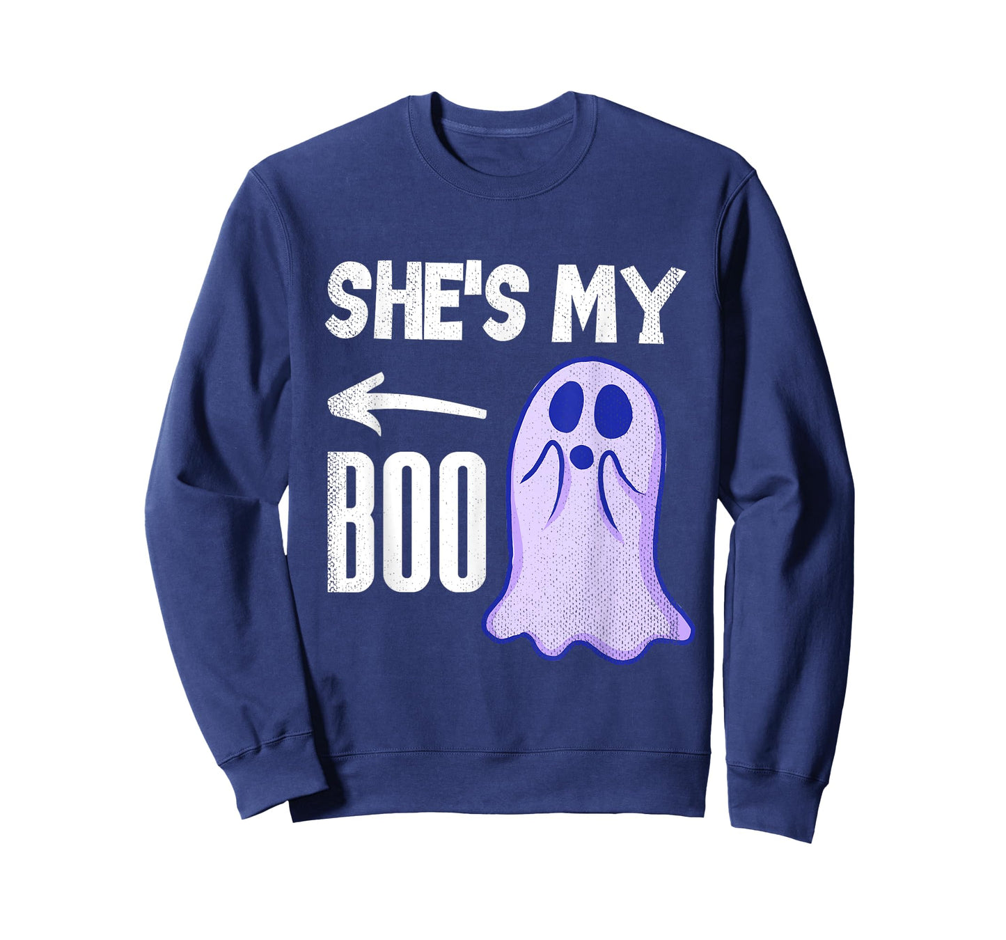She's My Boo Cute Ghost Matching Couple Halloween Costume T-Shirt