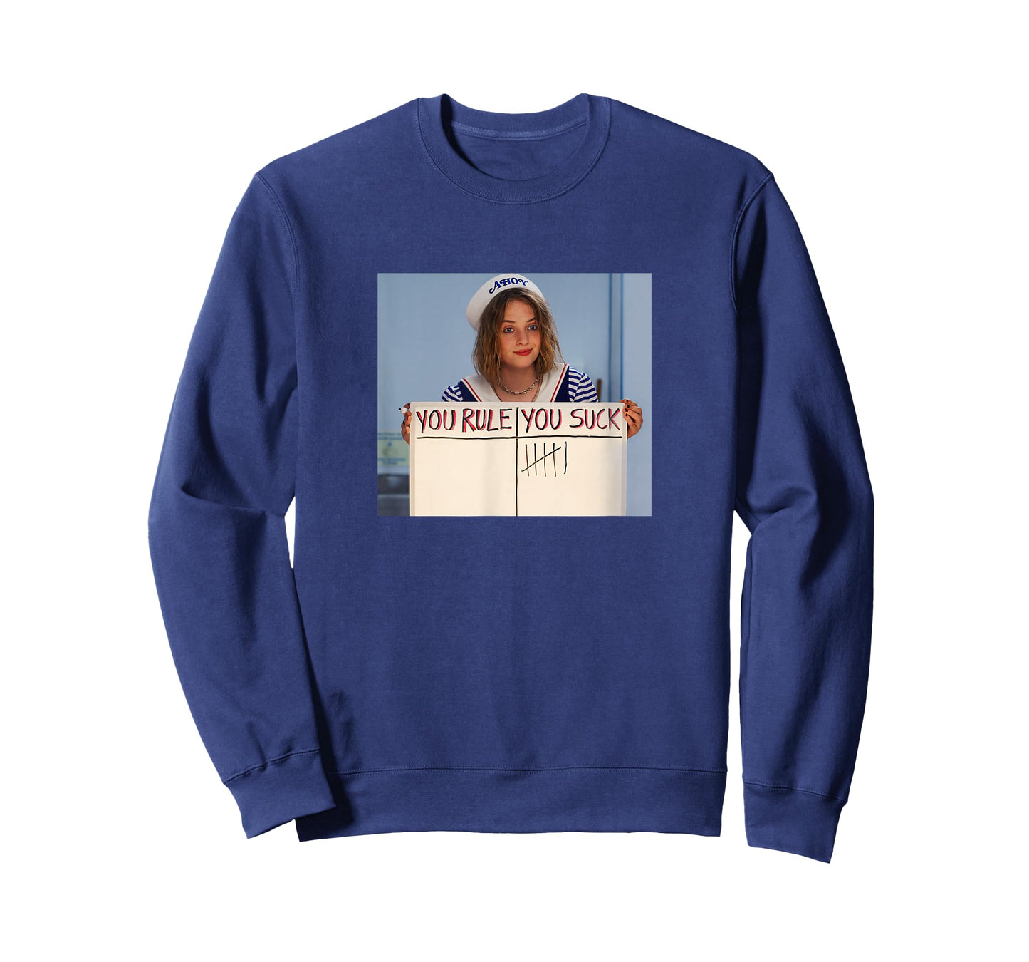 Stranger Things Robin You Rule You Suck Movie Scene Frame T-Shirt