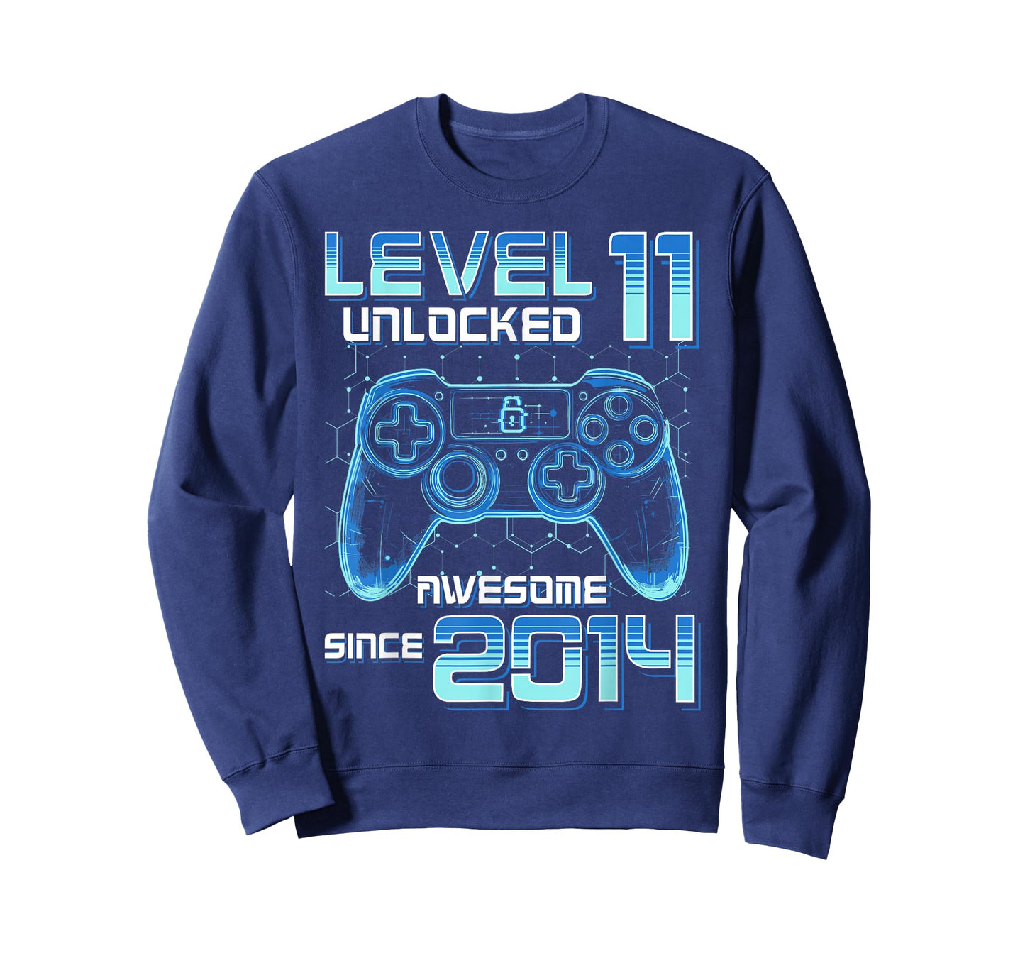 Level 11 Unlocked Video Game Party 11th Birthday Gamer Boys T-Shirt