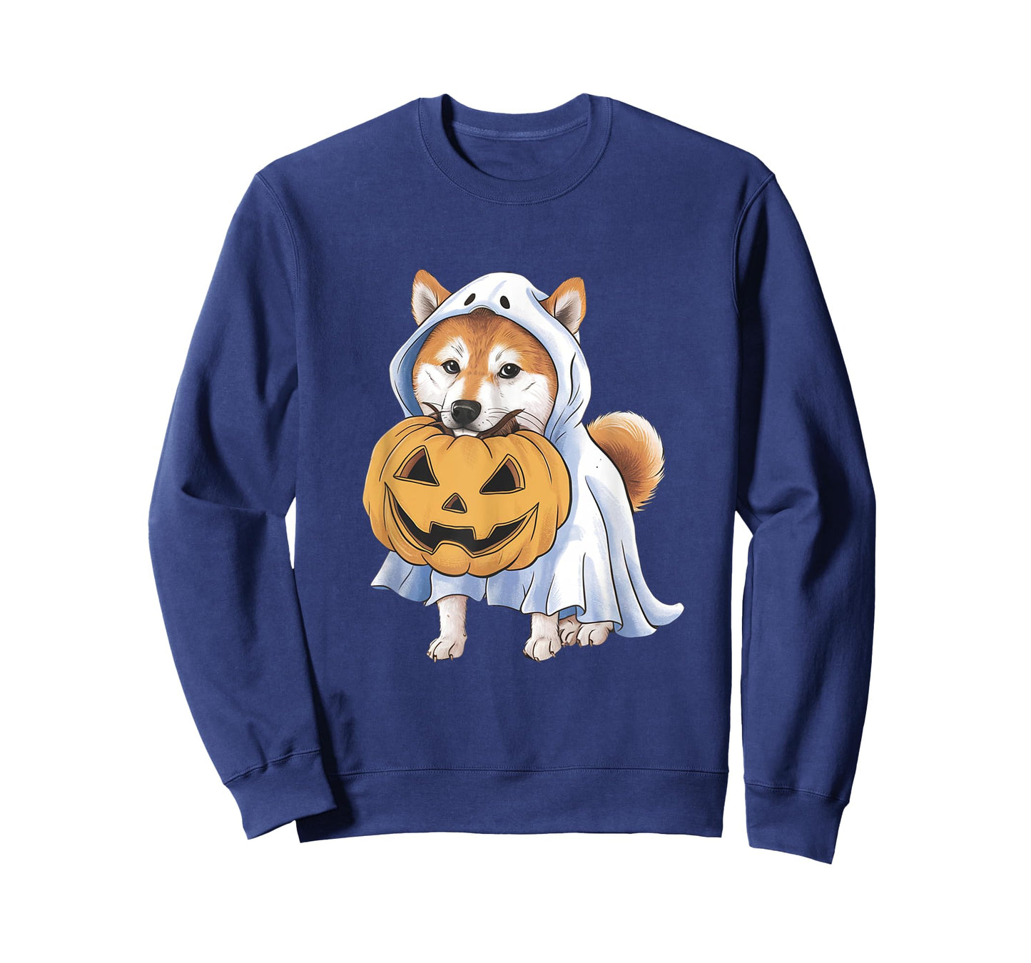Shiba Inu Ghost Dog Halloween T-Shirt