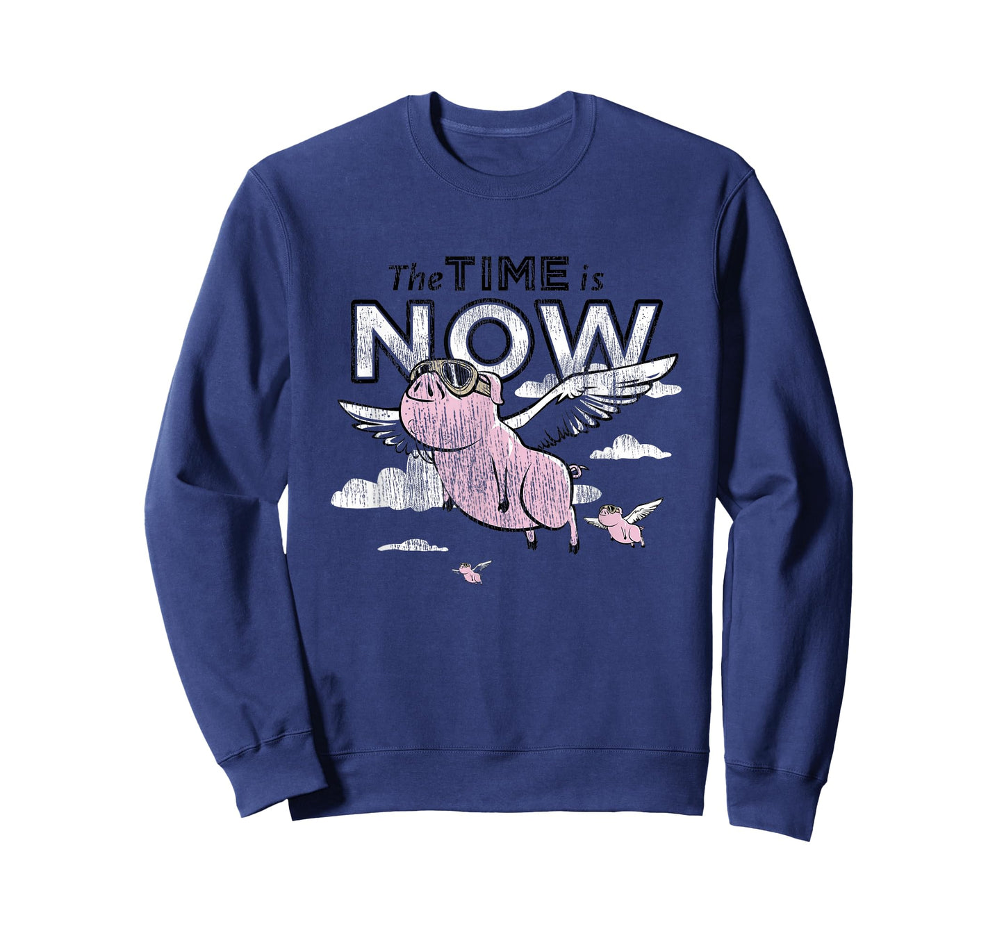The Time is Now Flying Pig T-Shirt