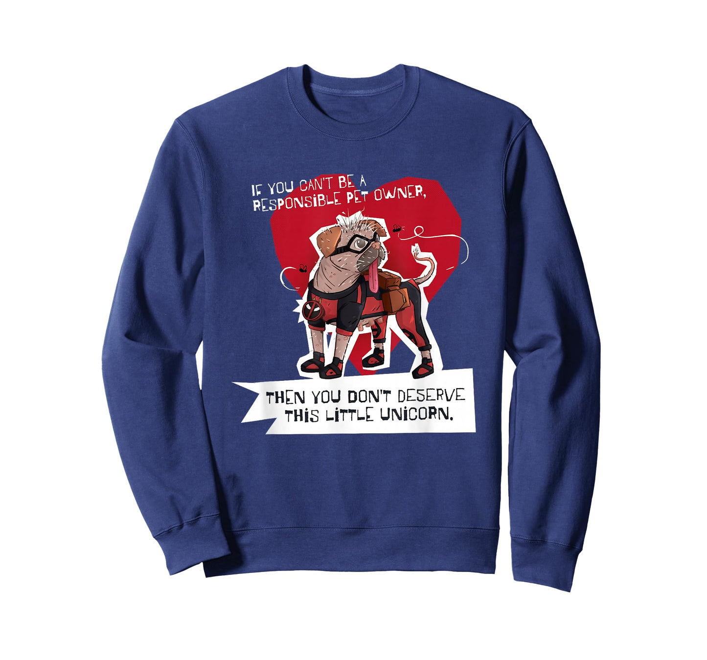 Marvel Deadpool & Wolverine Dogpool This Little Unicorn Logo T-Shirt
