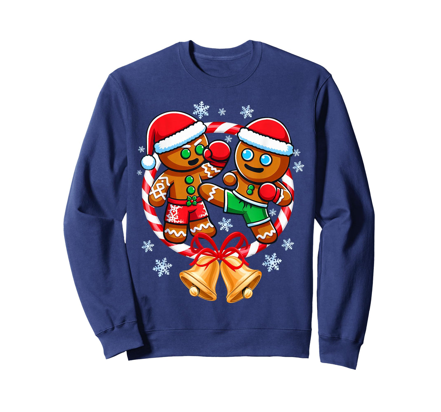 Funny Gingerbread Cookies Christmas Funny Fighting Muay Thai T-Shirt