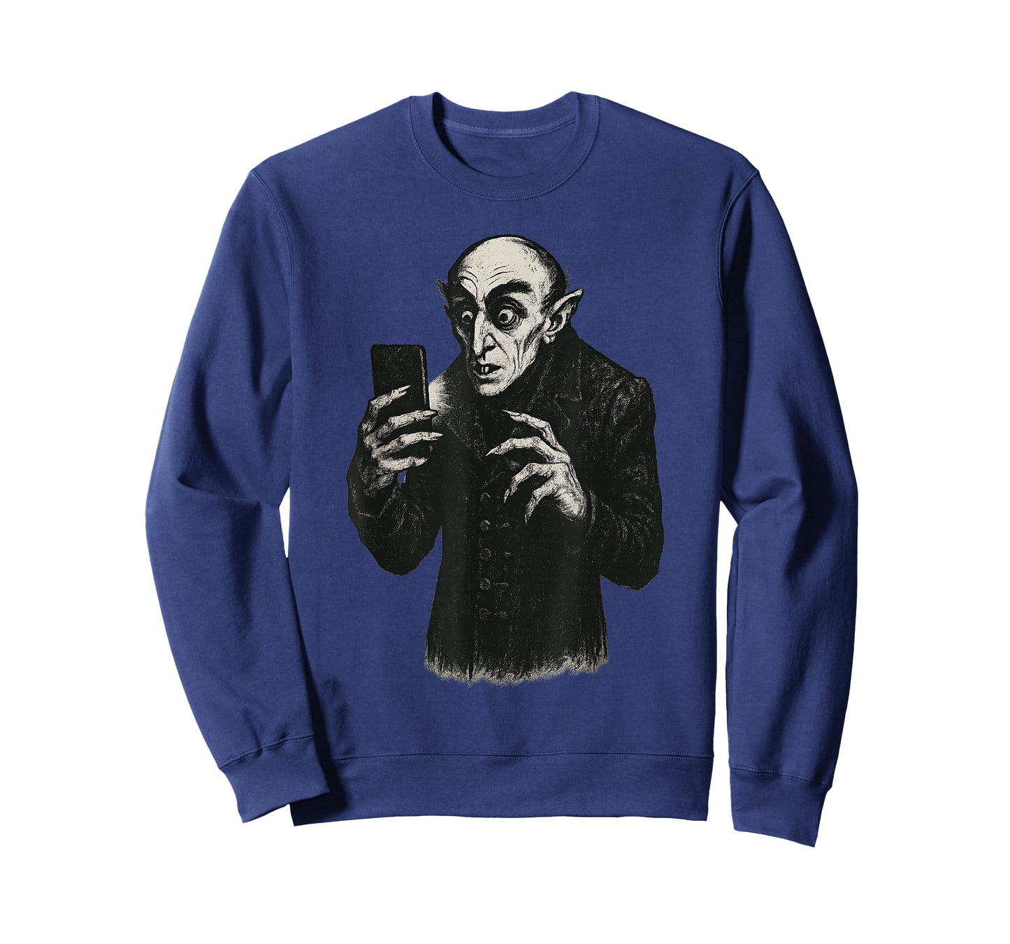 Vampire Smartphone Nosferatu Selfie Count Orlok Halloween T-Shirt