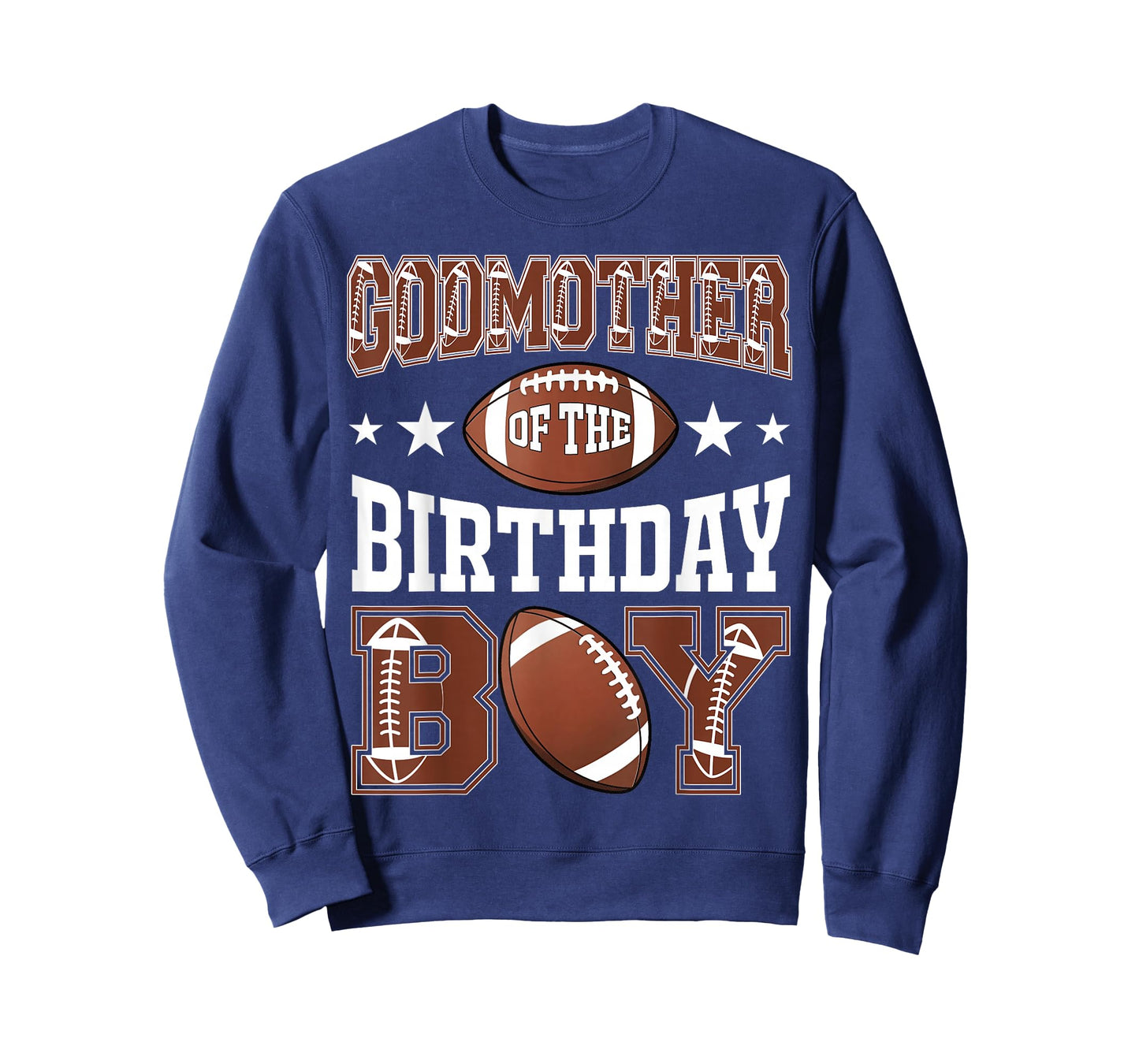 GodMother Of The Birthday Boy Football Game Day T-Shirt