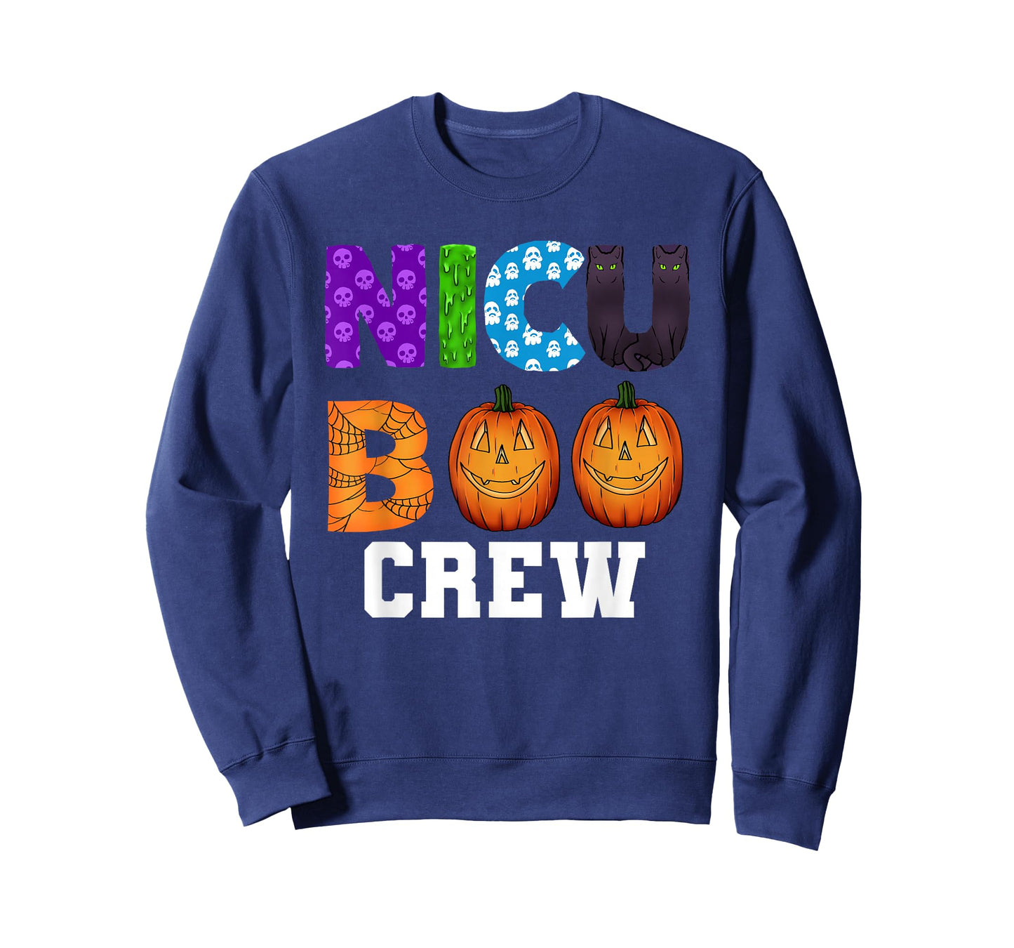 NICU Boo Crew Scary Halloween Neonatal Nurses T-Shirt